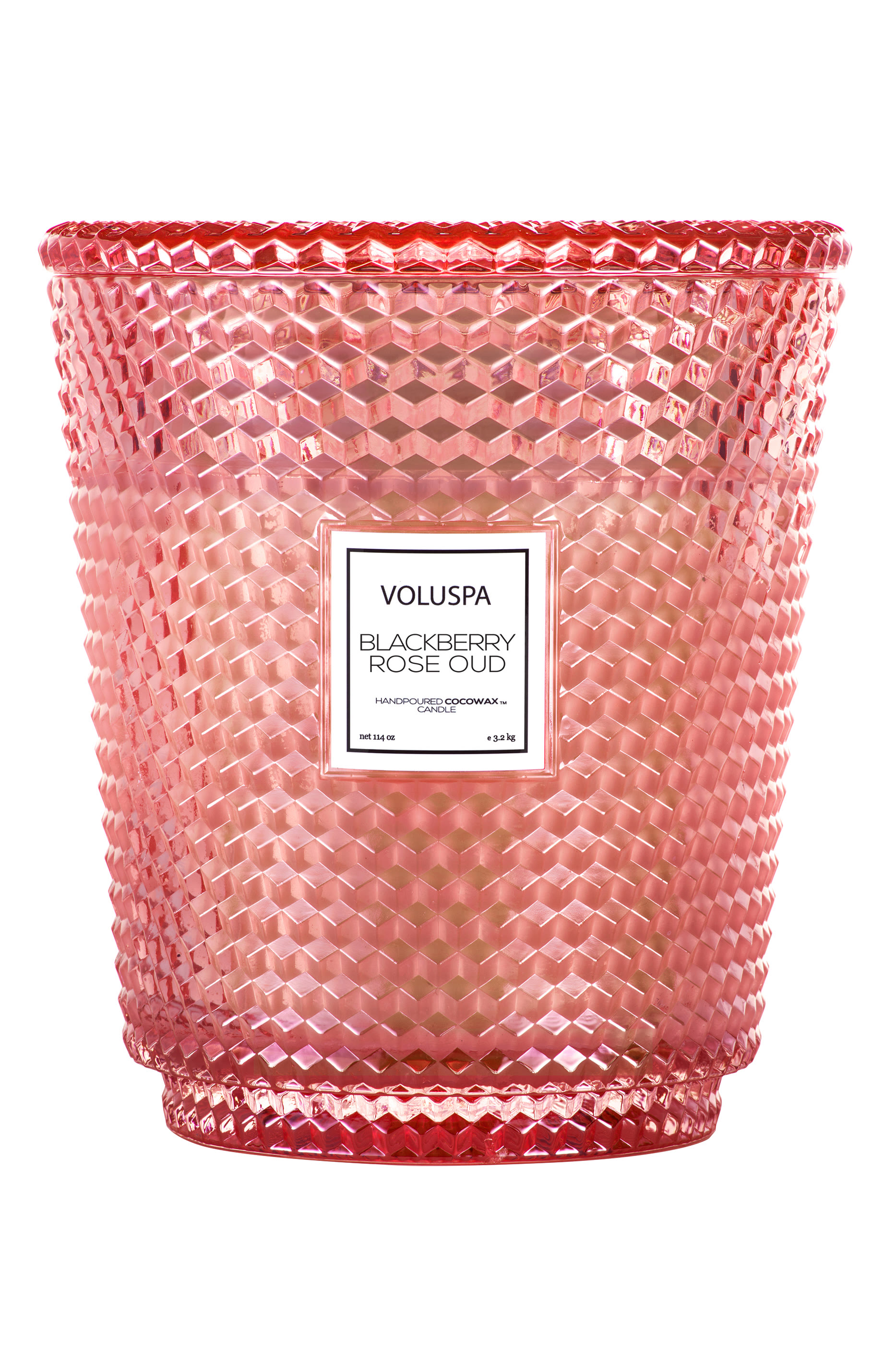 شمعة بلاك بيري روز عود بخمسة فتائل