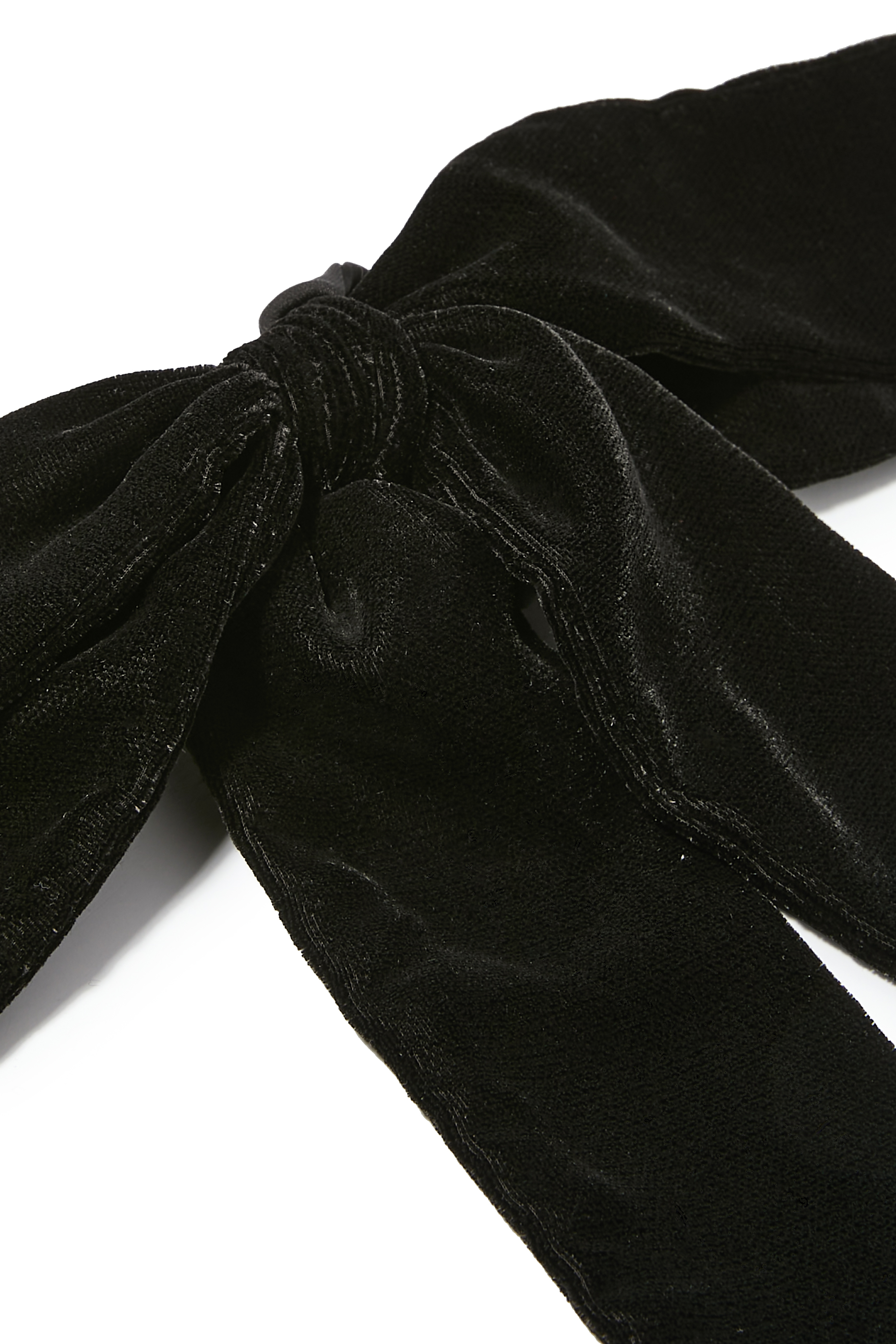 مشبك شعر بتصميم ربطة فيونكة مخمل