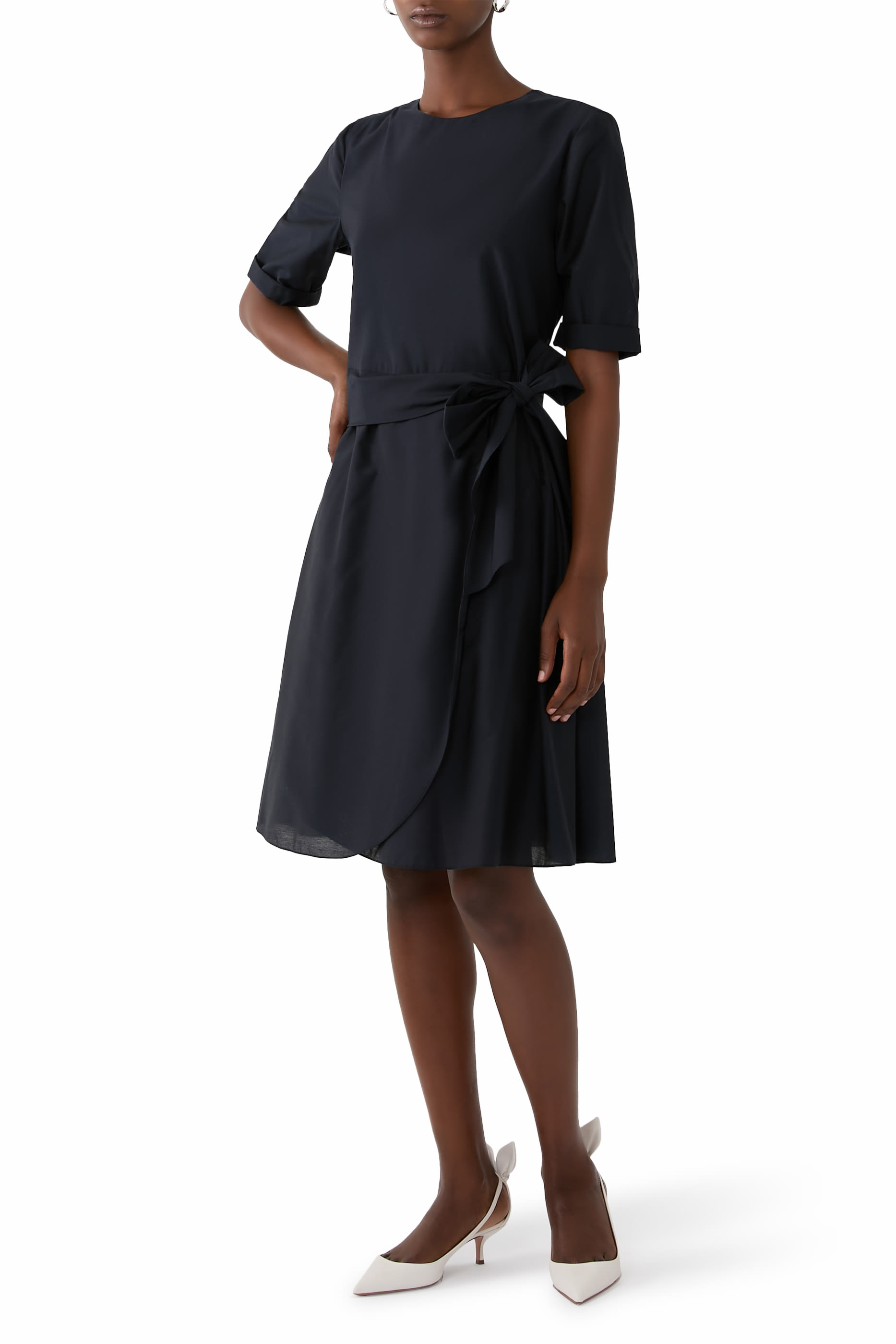 فستان آيكون قصير برباط جانبي