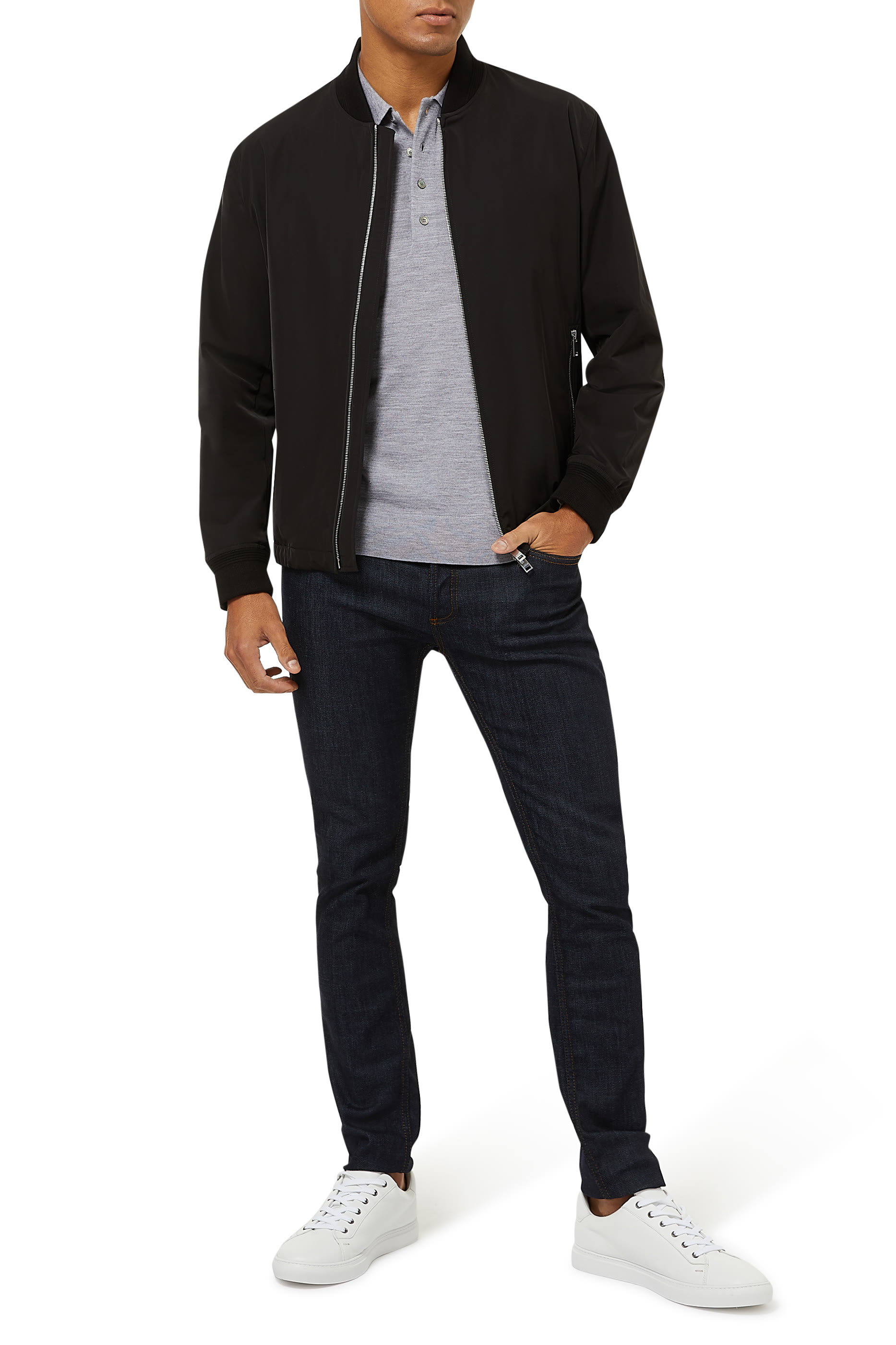 بولو صوف بأكمام طويلة