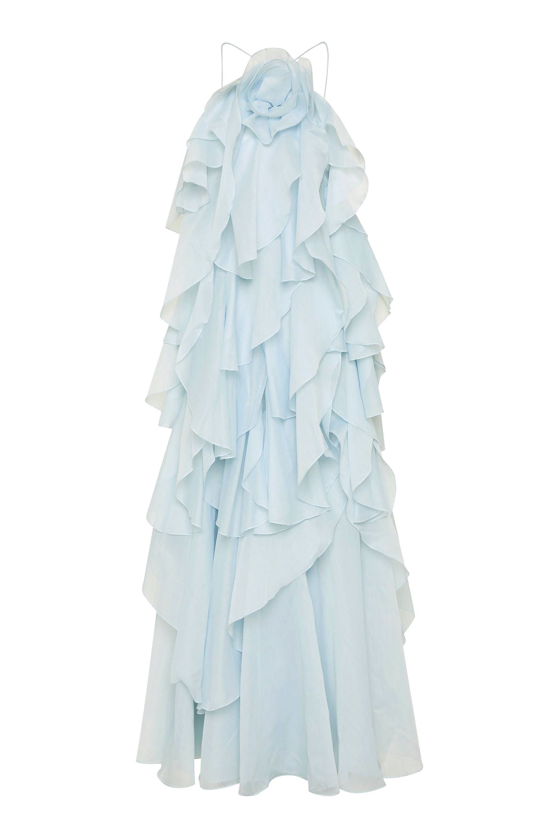 فستان باندوريا طويل بطيات