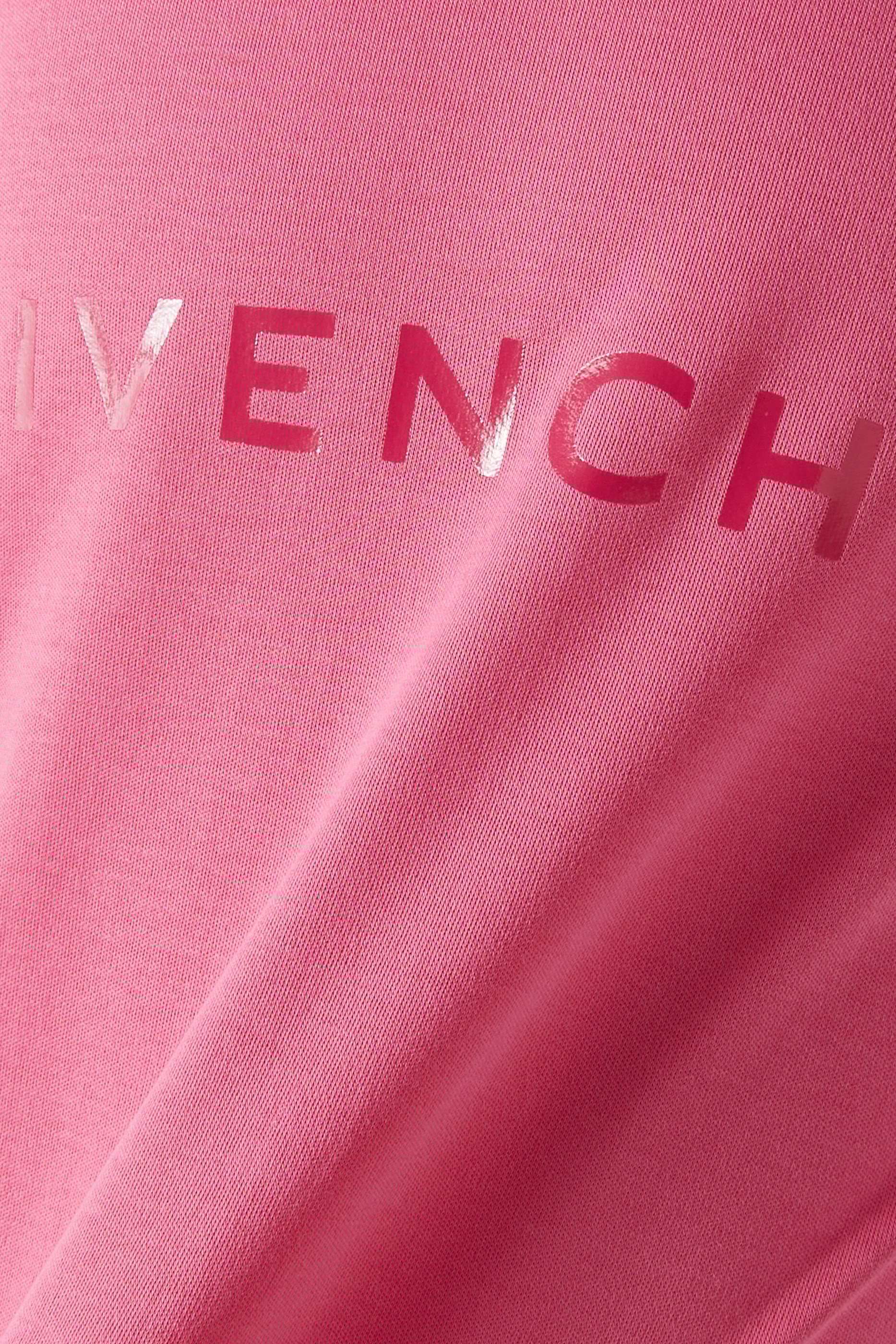 فستان بأكمام قصيرة وشعار الماركة للأطفال