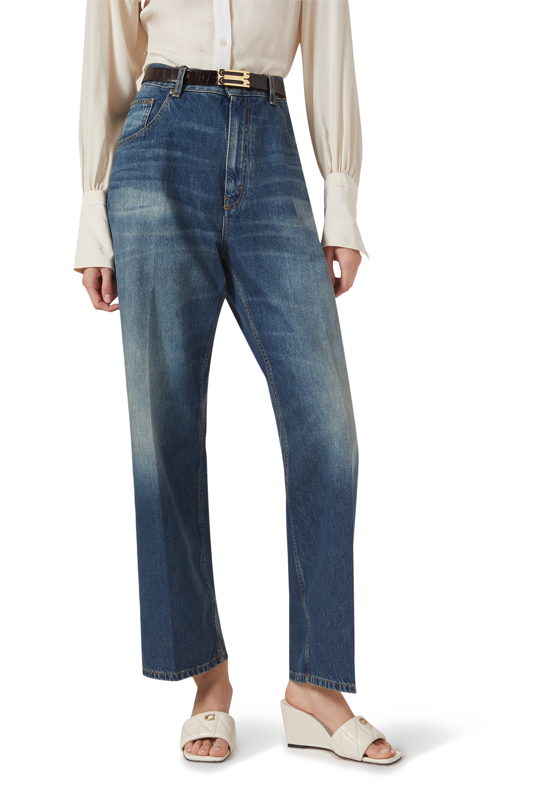 صندل إيما 70 مبطن بكعب ويدج