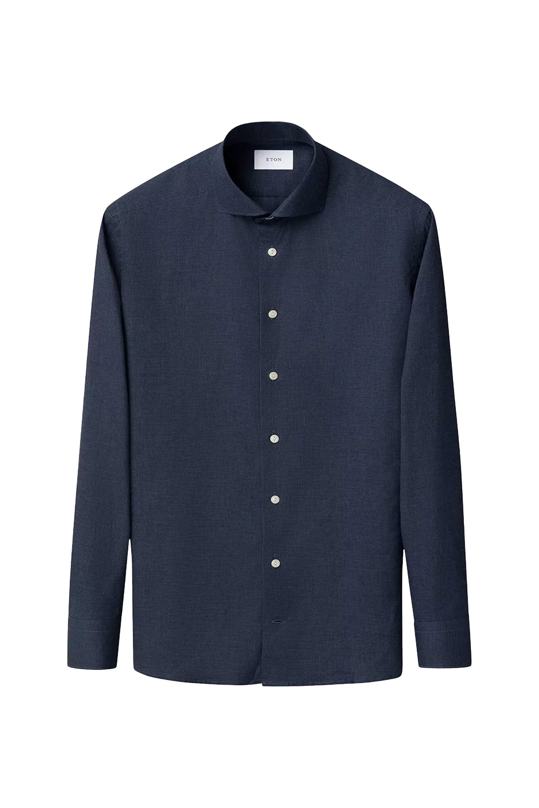 قميص بنقشة مربعات بحجم صغير فلانيل مميز للماركة