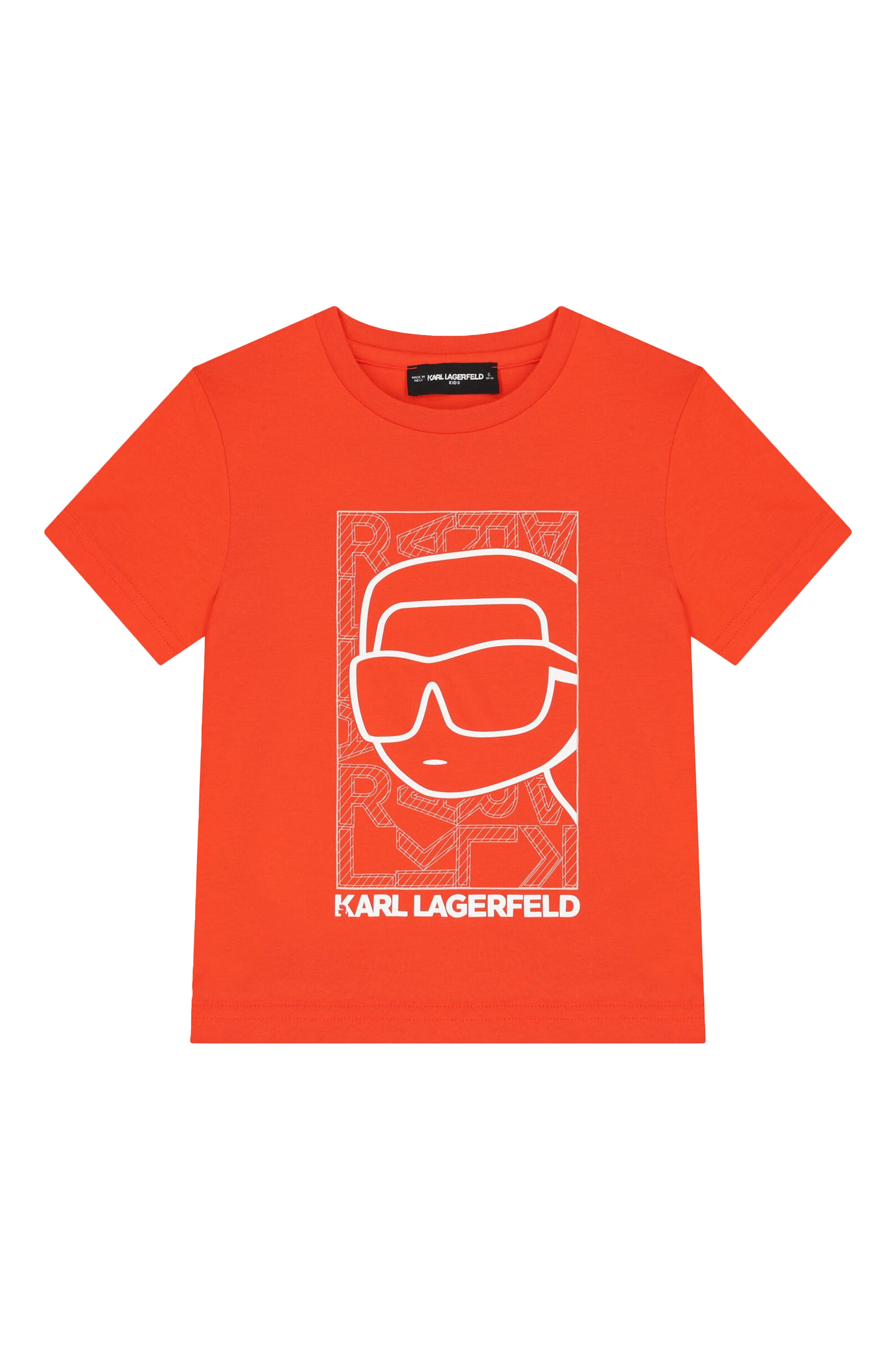 تيشيرت بنقشة شعار الماركة الغرافيكية للأطفال