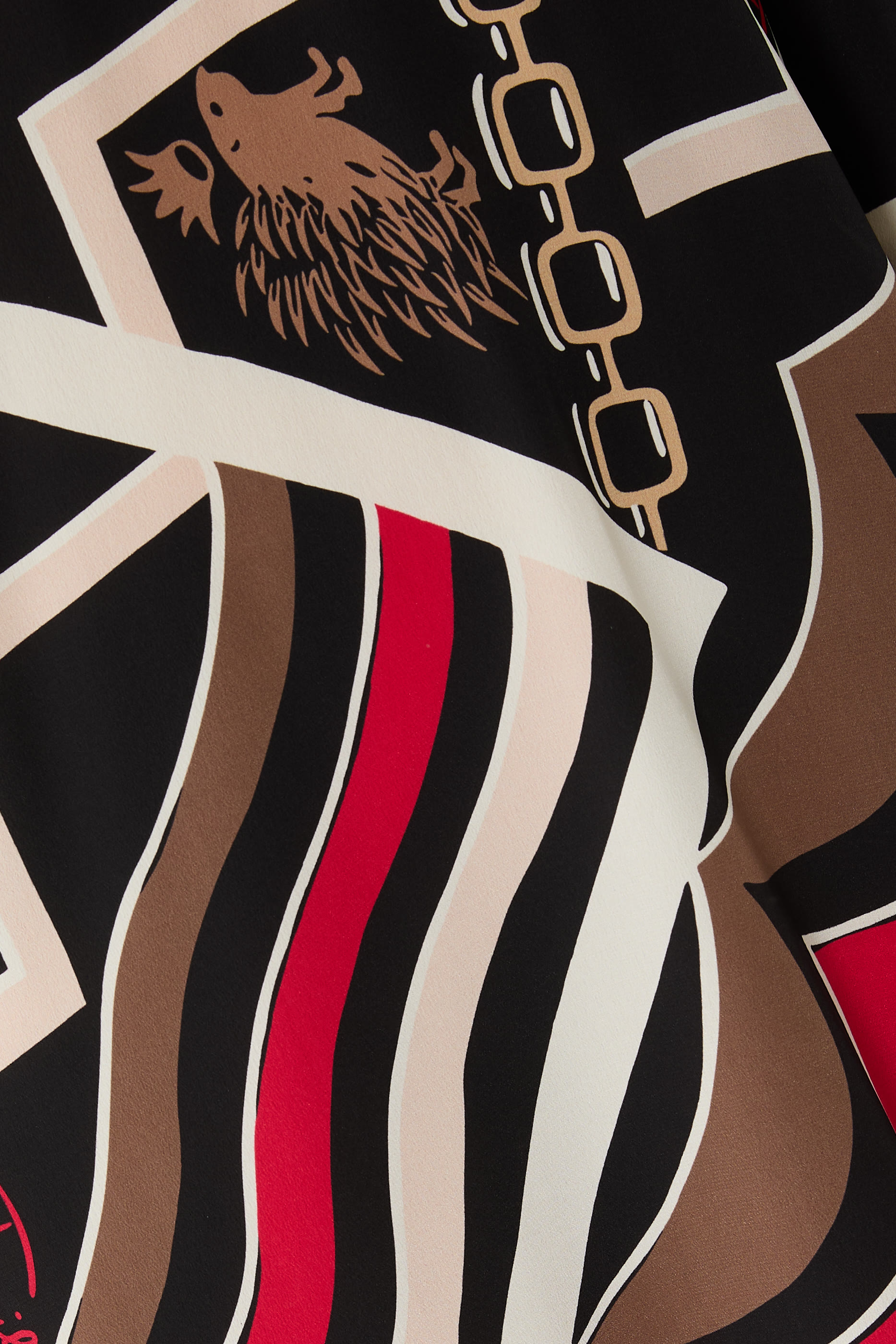 قفطان إستريس طويل بنقشة