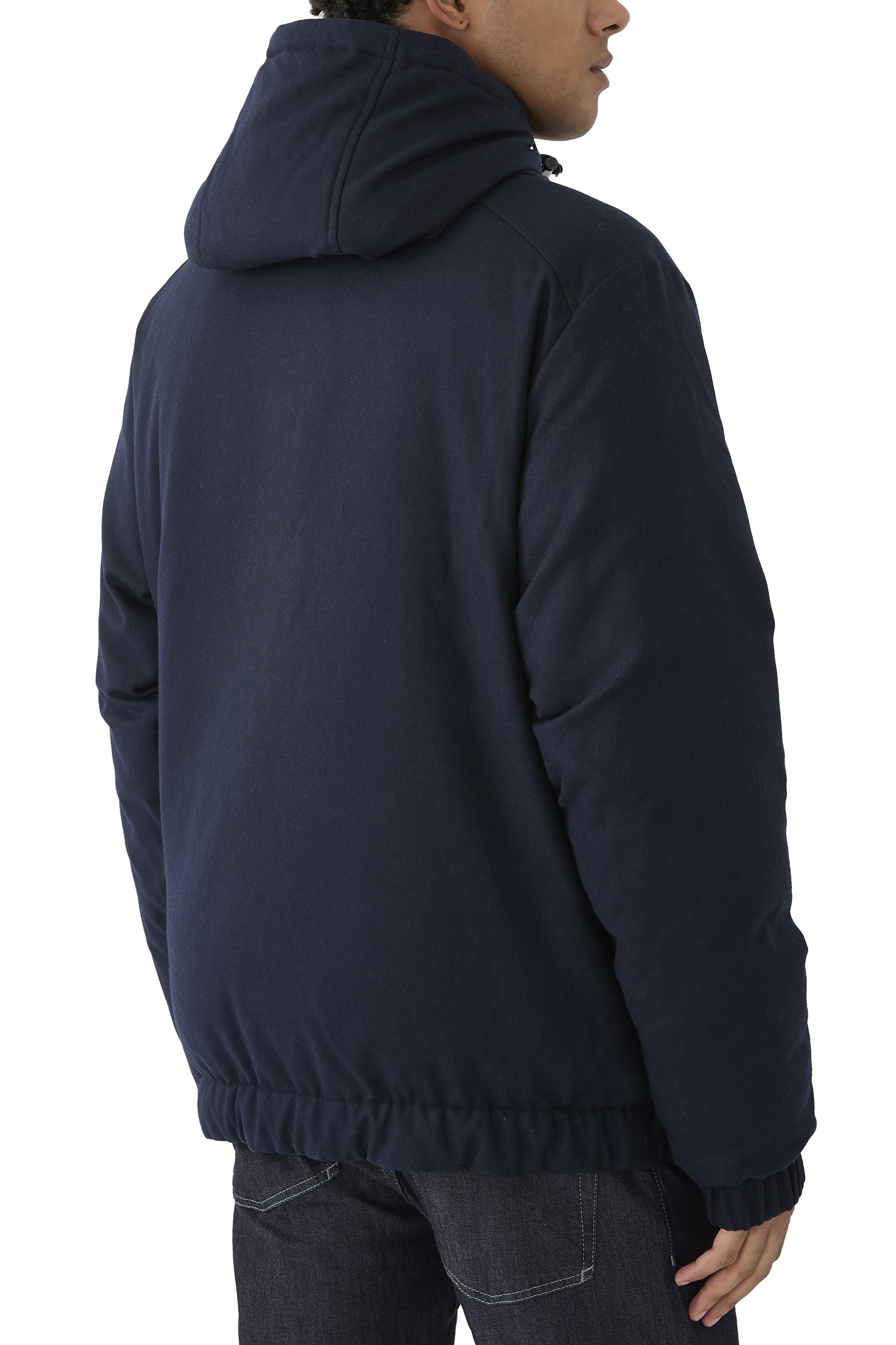 جاكيت توراني قصير مبطن بالزغب كشمير