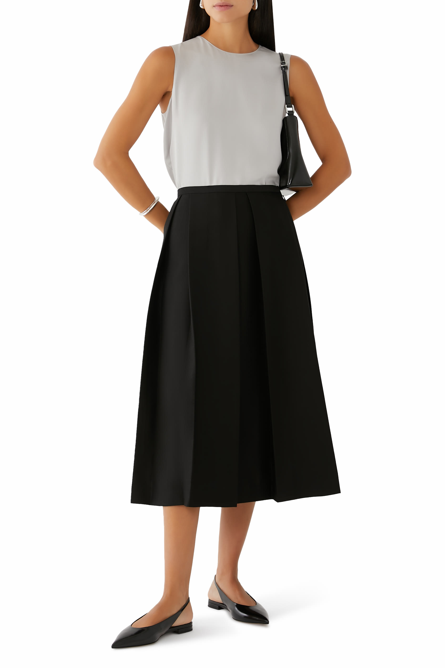 بلوزة شيل حرير جورجيت