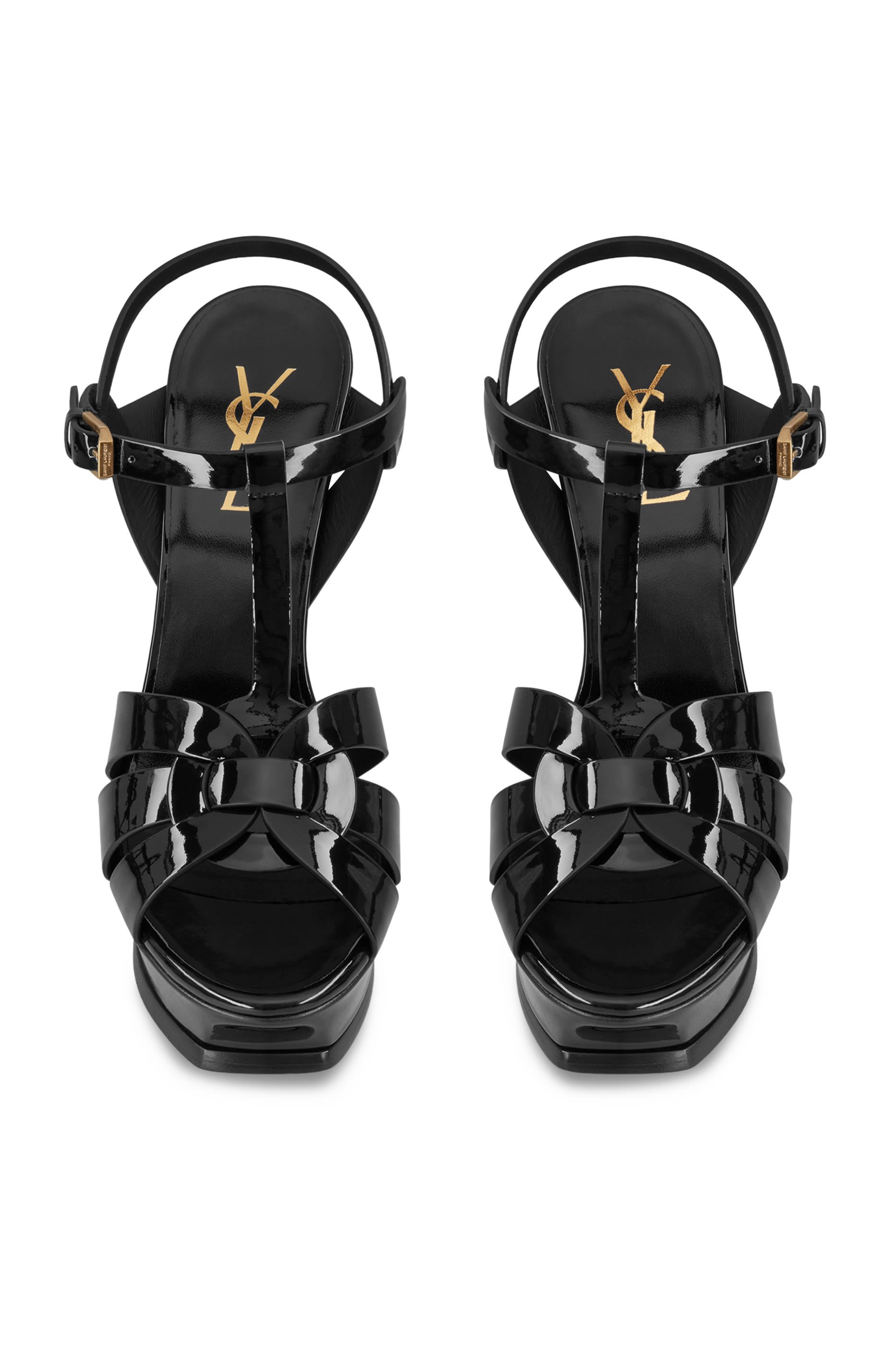 صندل تريبيوت 135 جلد لامع بنعل سميك 