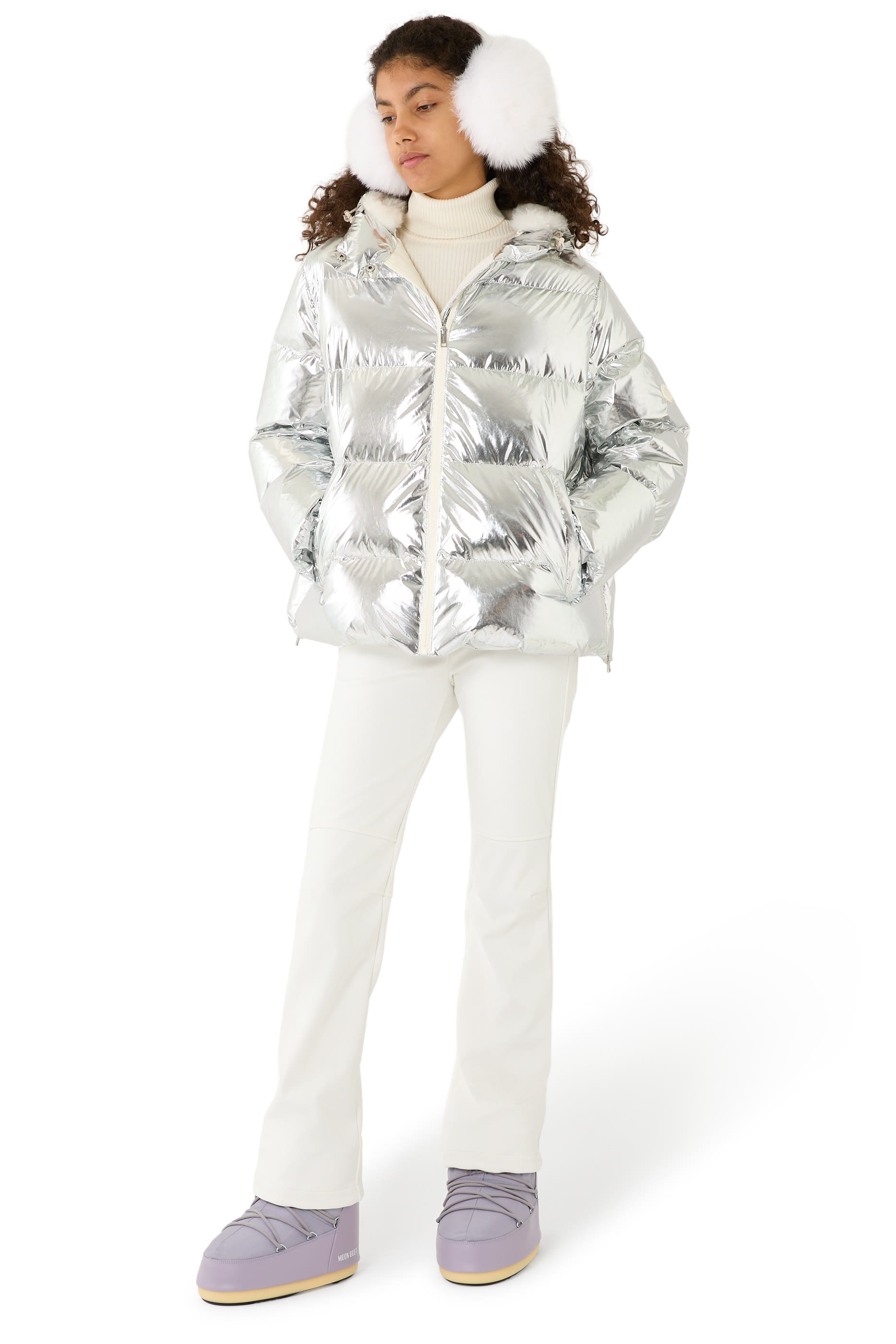 بوت بطول الكاحل بشعار الماركة نايلون