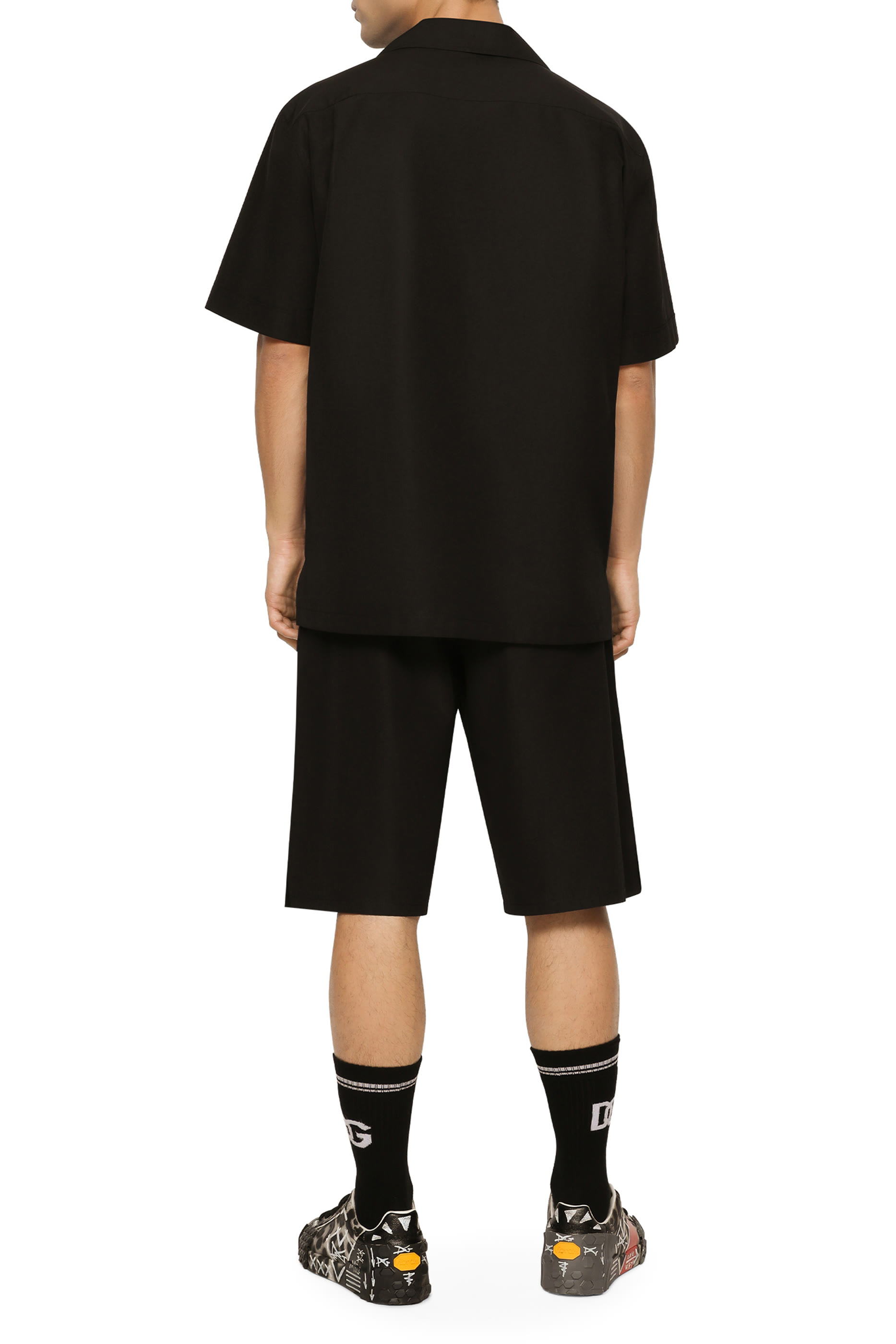 قميص هاوايان بشارة بشعار الماركة قطن