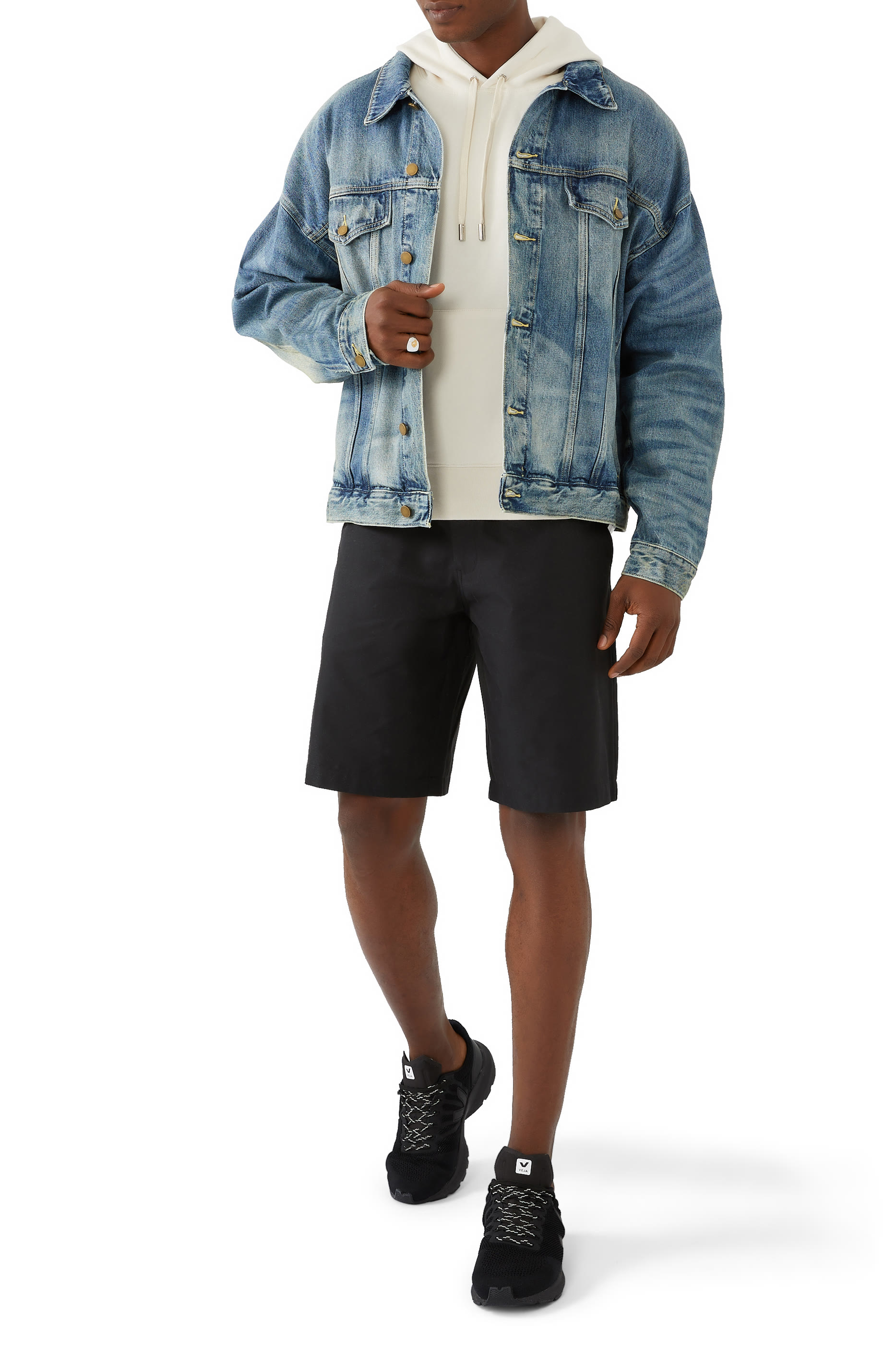 هودي صوف قطني بشعار الماركة