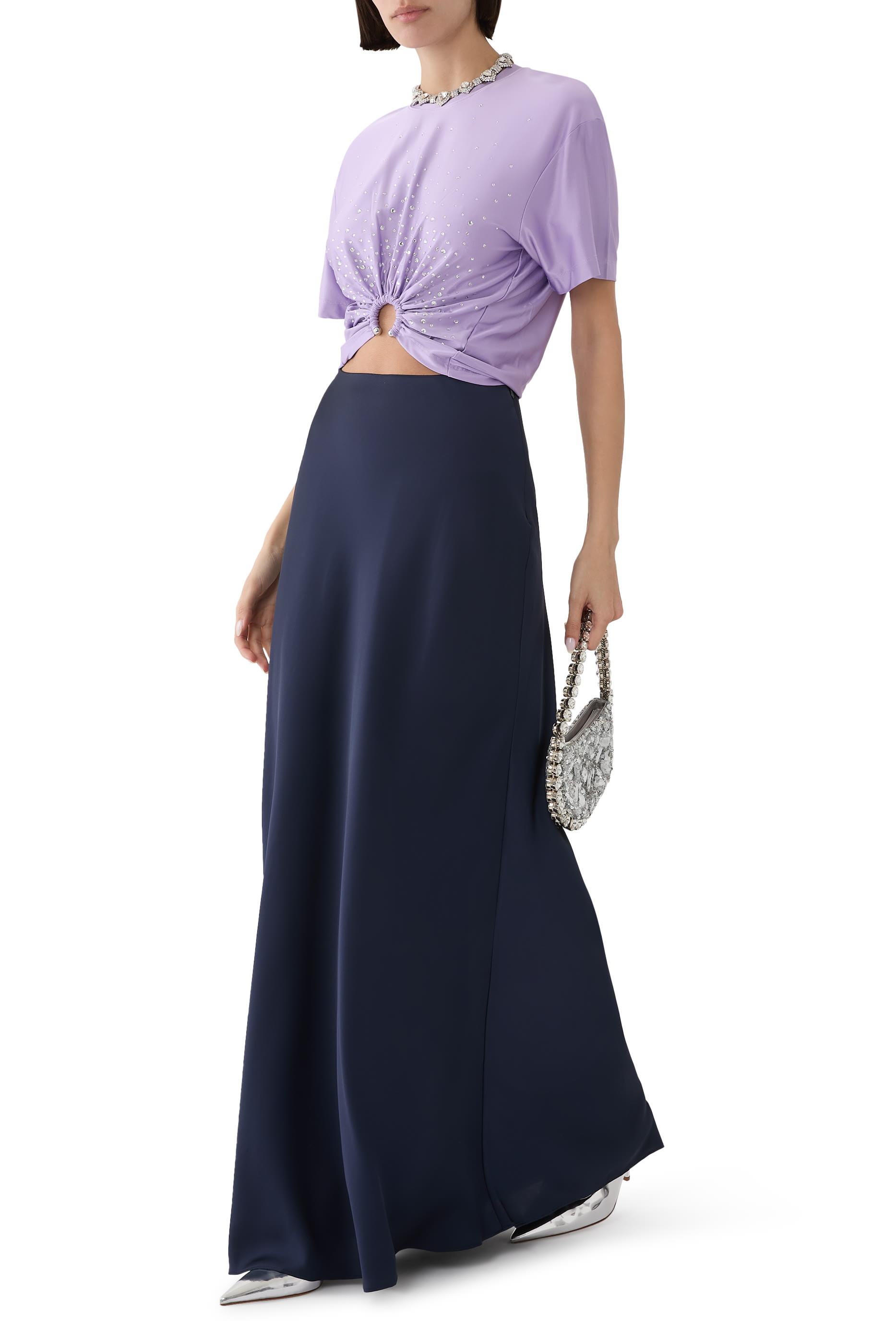 تيشيرت مزين بالكريستال