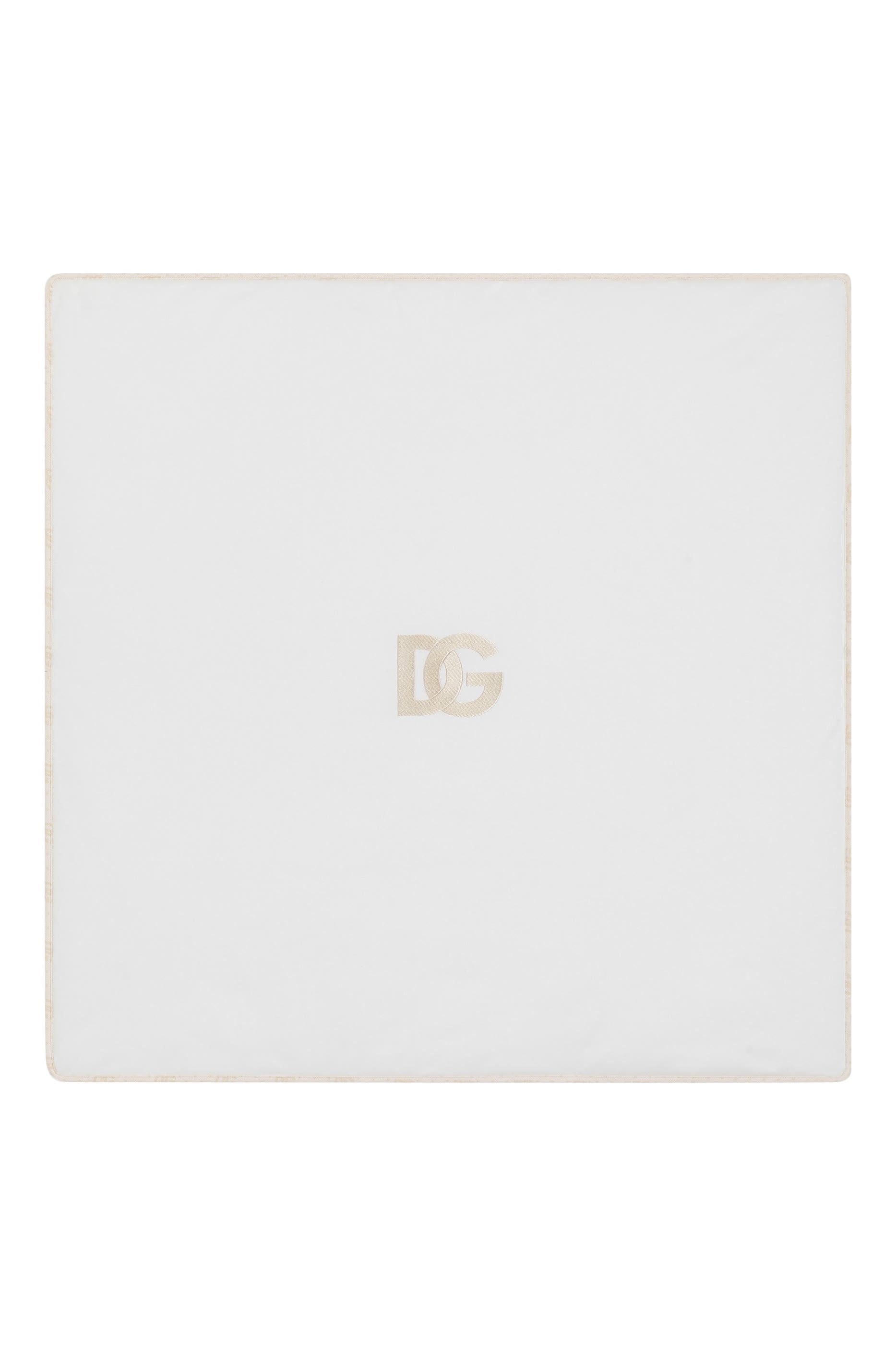 بطانية بنقشة نقاط بولكا وشعار الماركة جاكار للأطفال