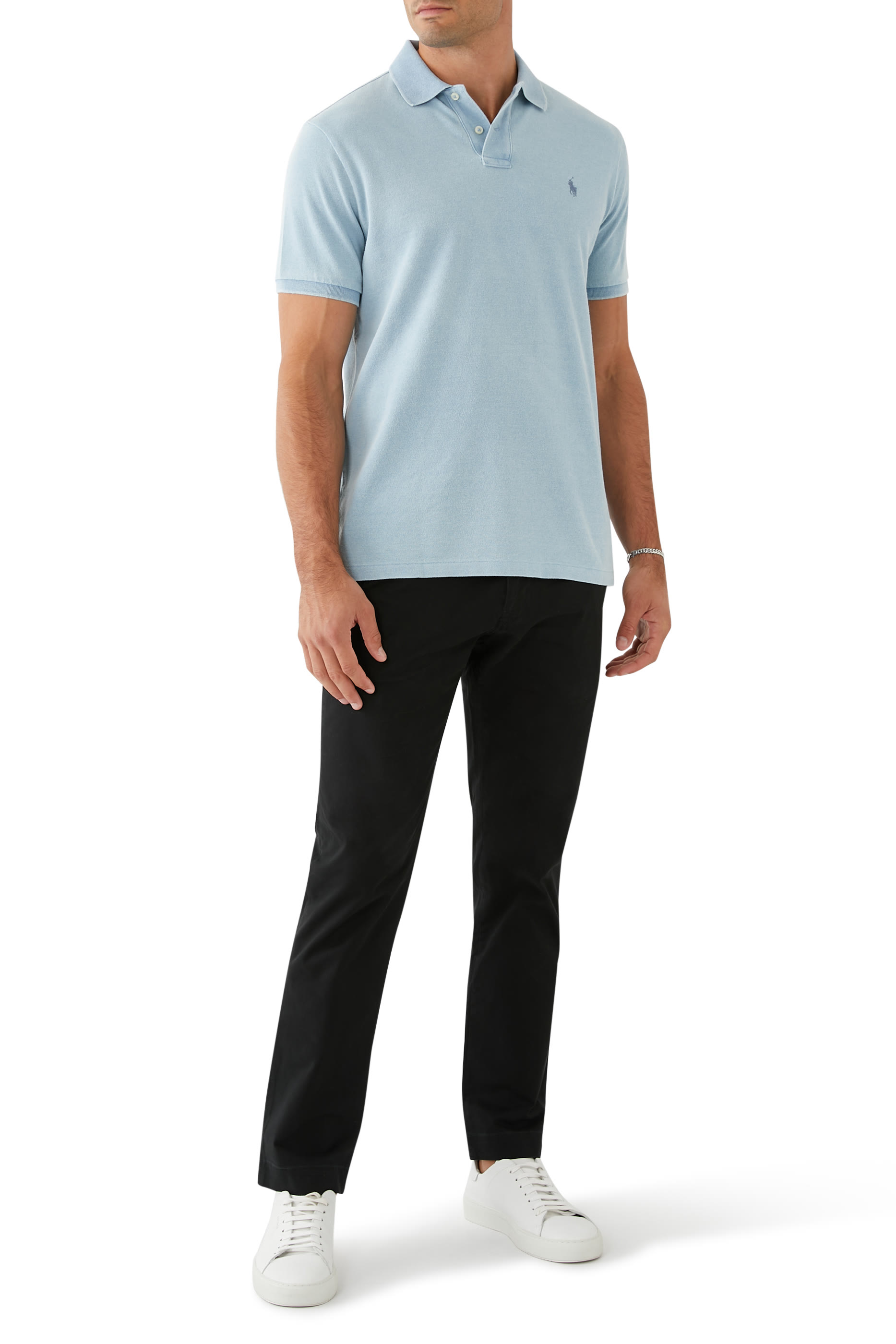 قميص بولو بشعار الماركة