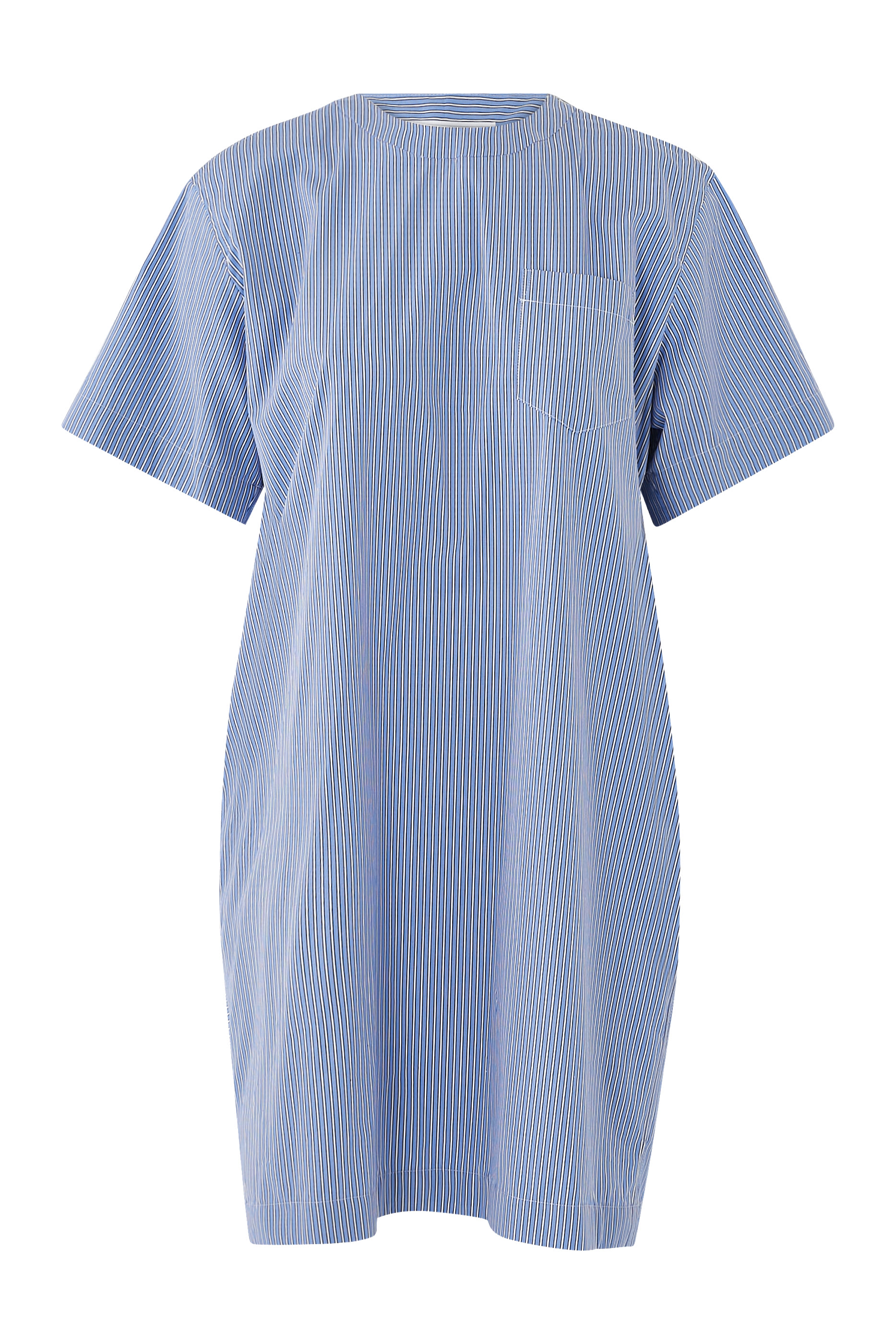 فستان قصير بوبلين