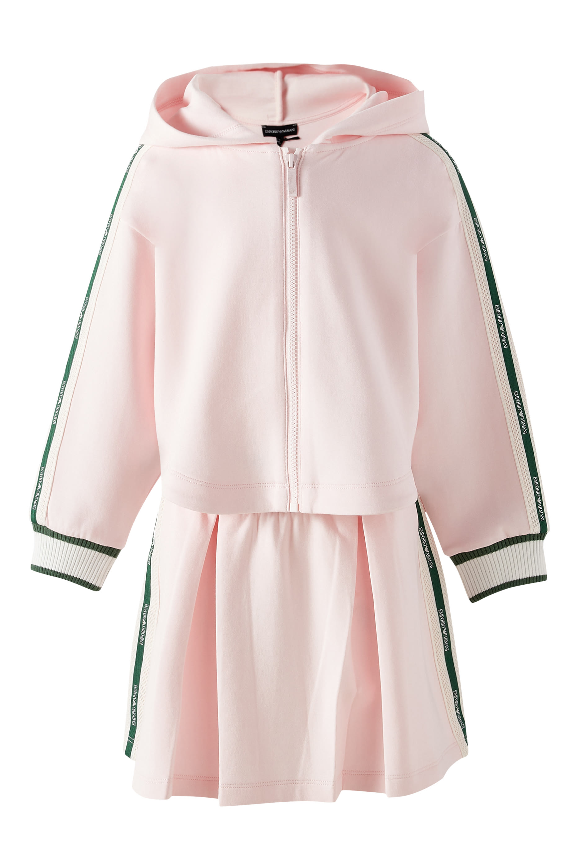 تنورة بشريط شعار الماركة جيرسيه مزدوج للأطفال