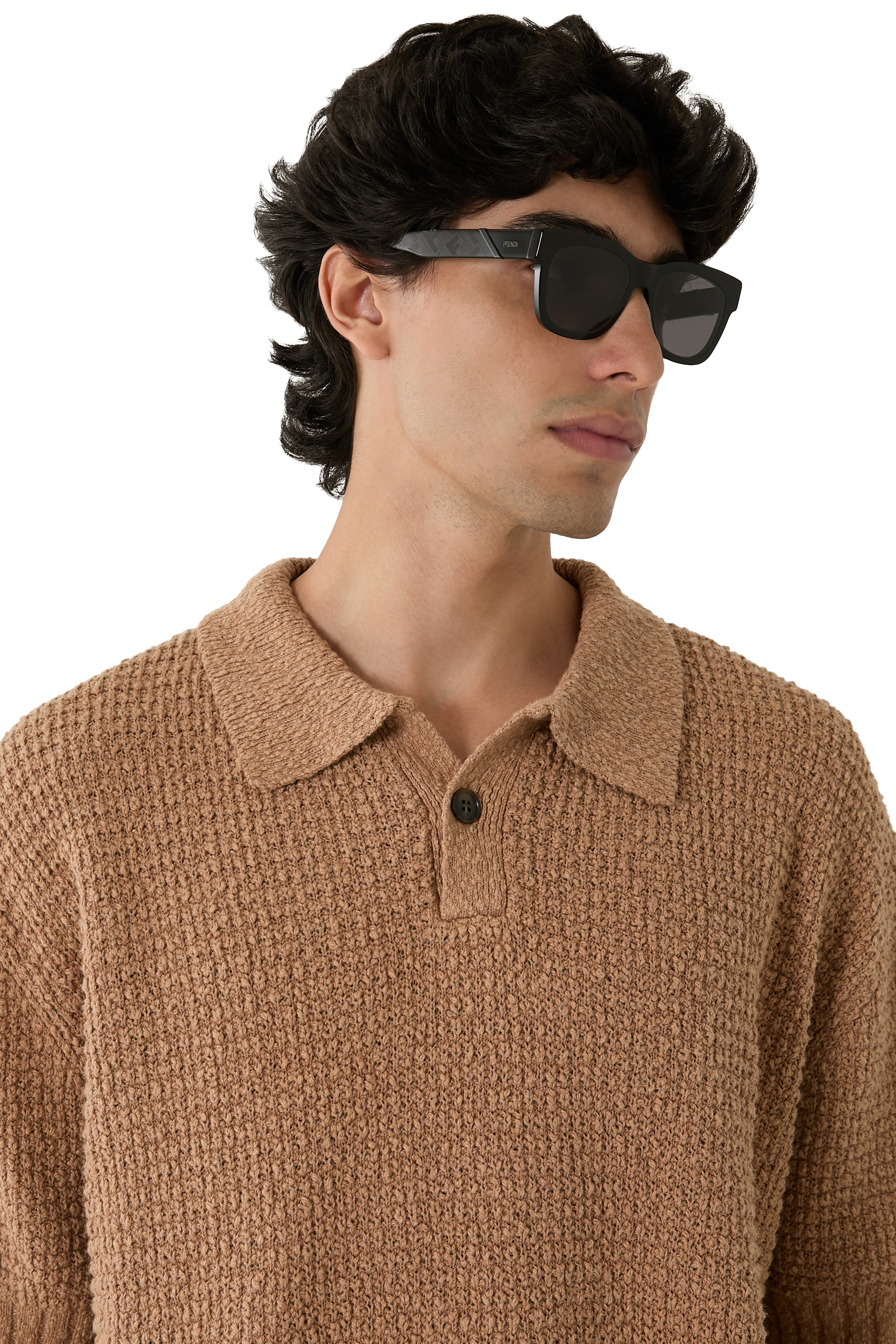 Diagonal Acetate Sunglasses 