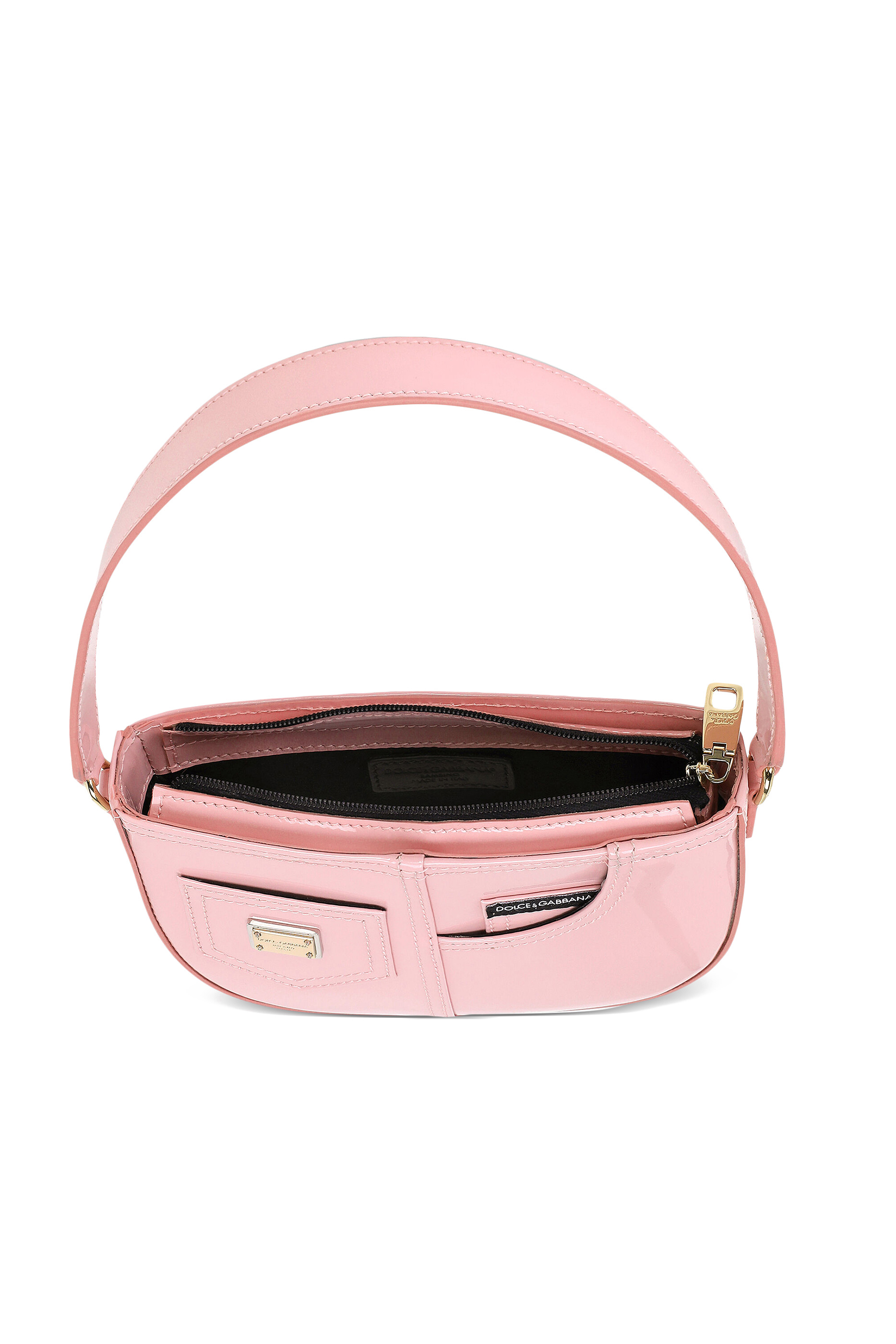 حقيبة كتف جلد لامع للأطفال