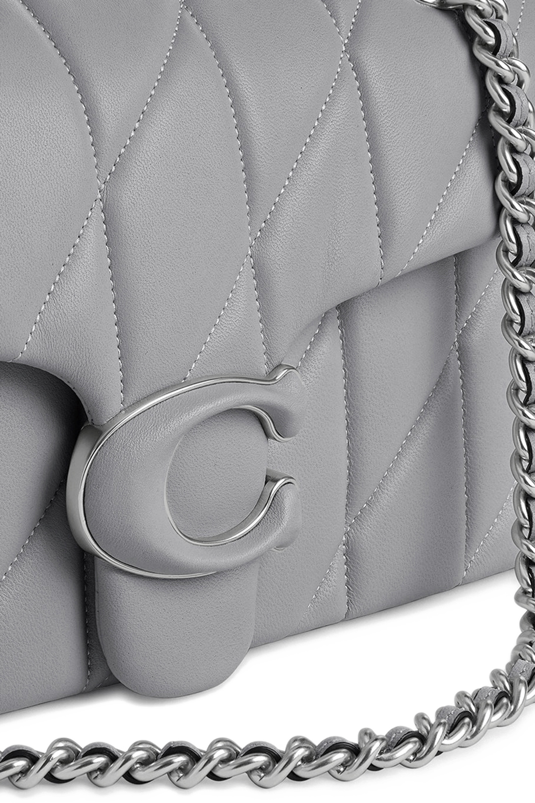 حقيبة كتف تابي 26 جلد بتصميم مبطن