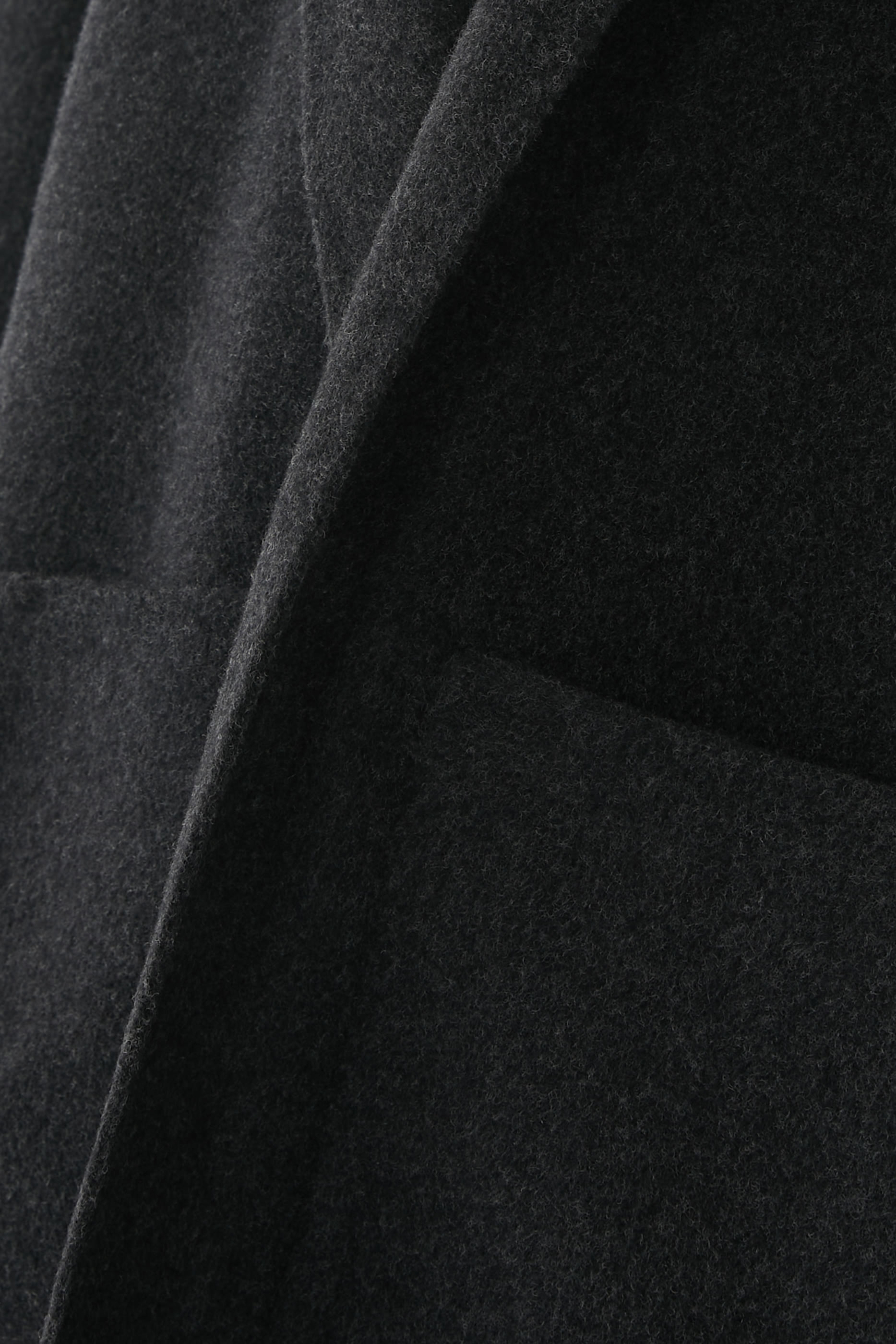 معطف صوف بغطاء رأس