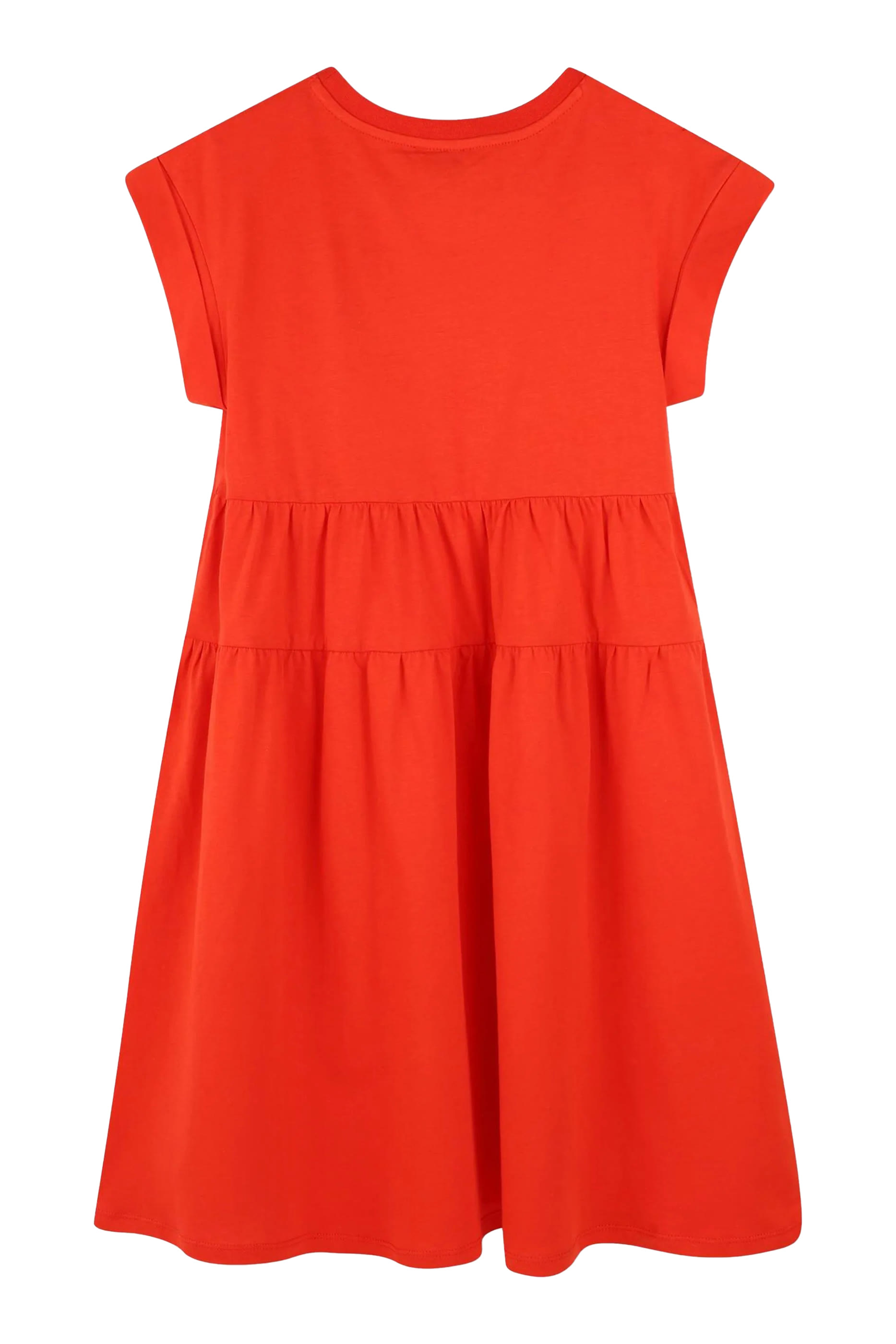 فستان بنقشة شعار الماركة للأطفال