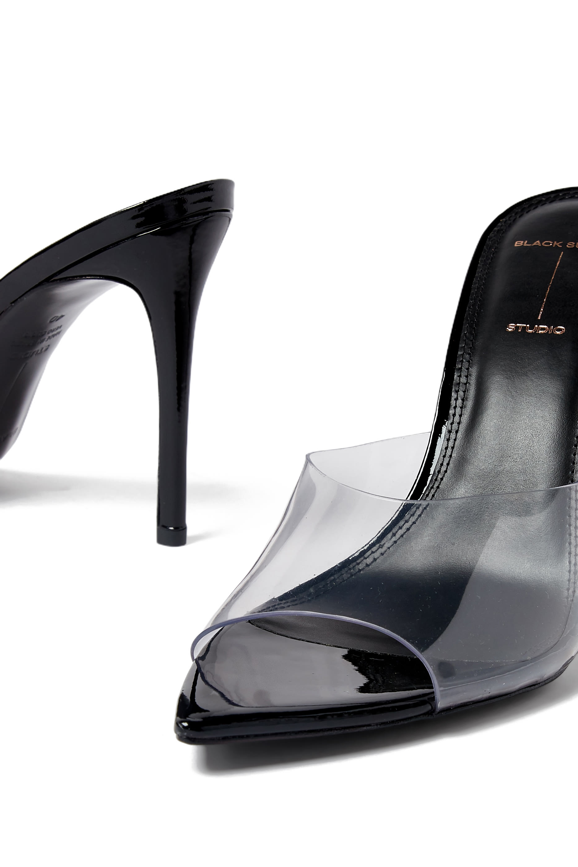 حذاء بيلا 100 مفتوح من الخلف بمقدمة مدببة