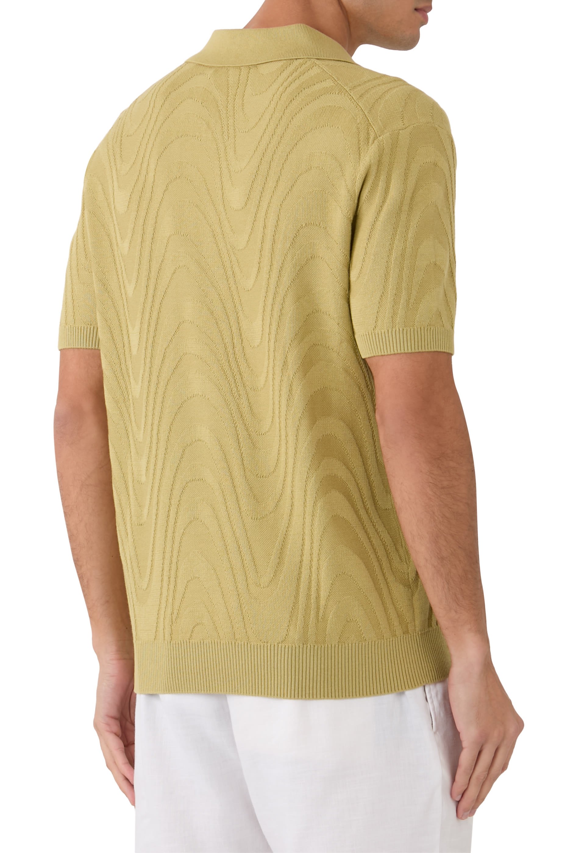 قميص بولو رينو قطن وحرير