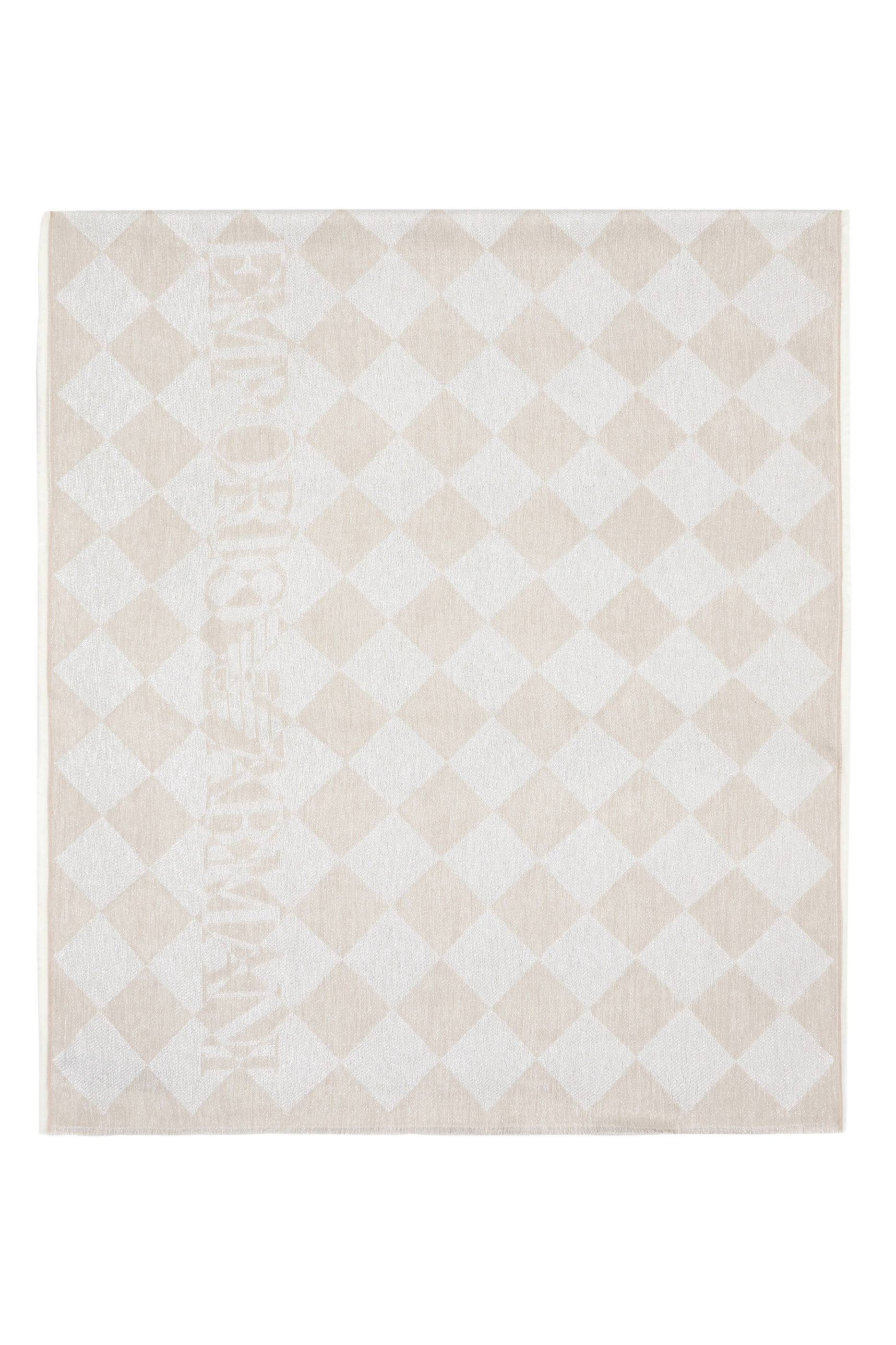 وشاح بنقشة مربعات لوريكس جاكار