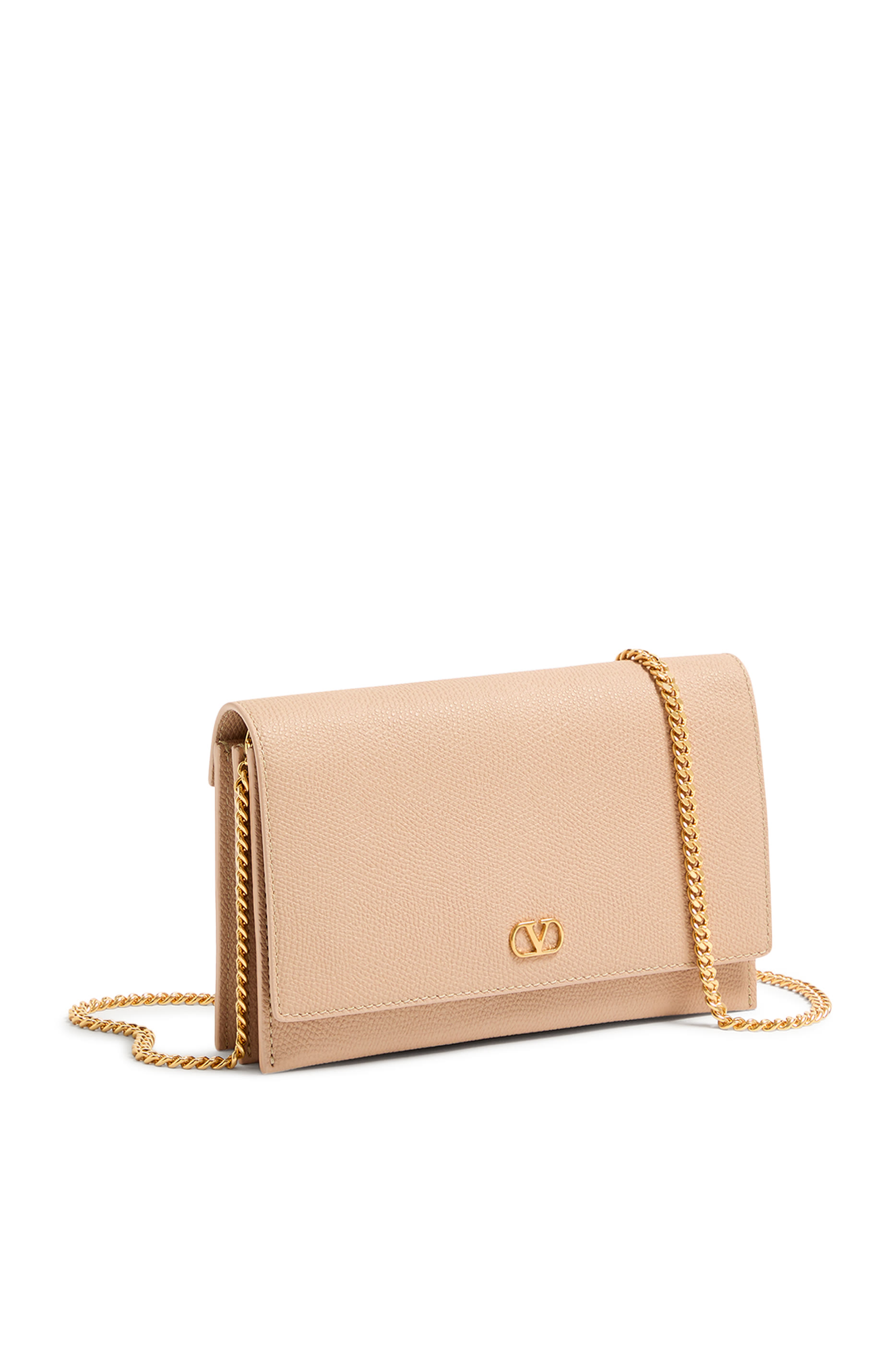 محفظة بحمالة سلسلة مزينة بشعار الماركة