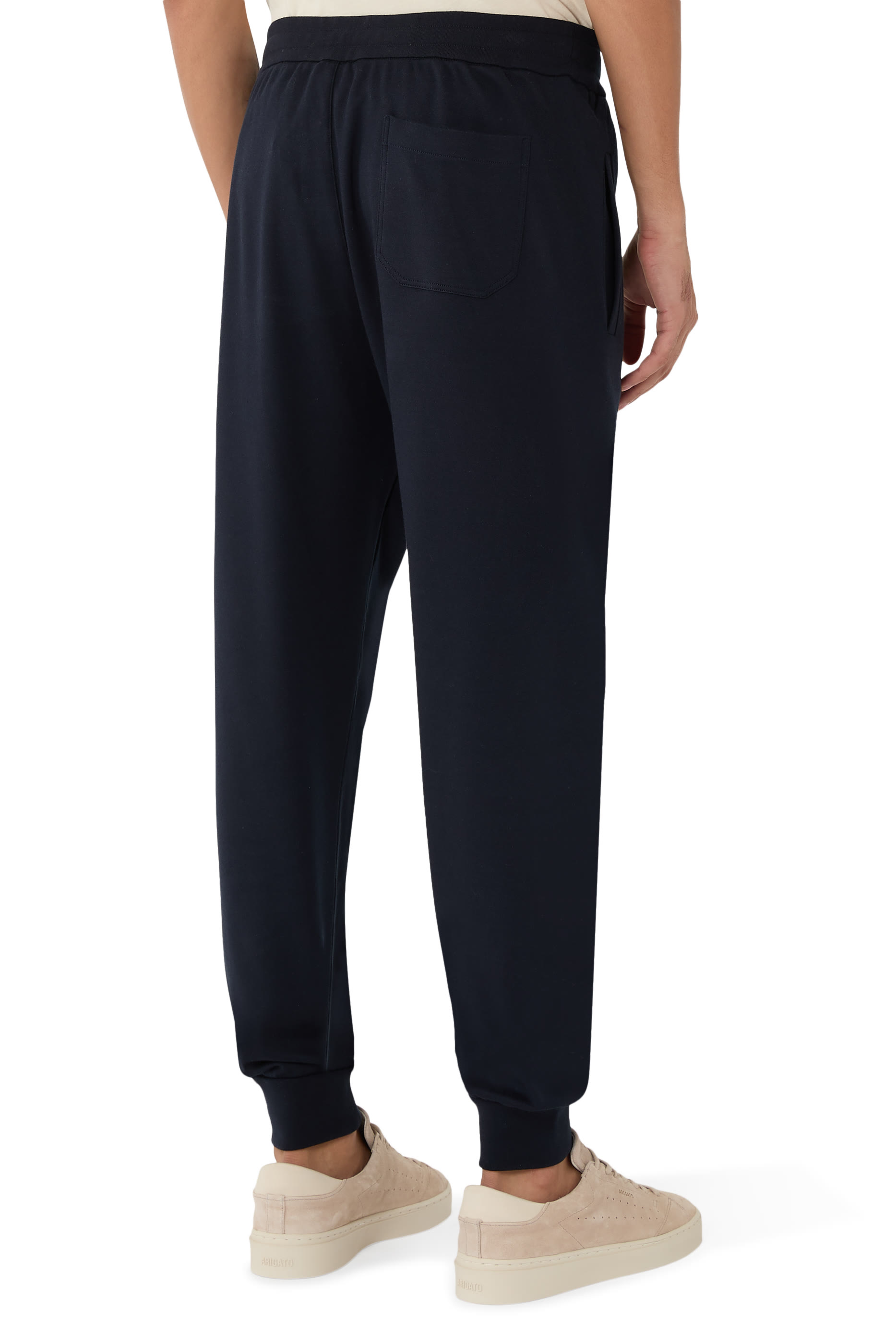 Stretch Cotton Piqué Sweatpants