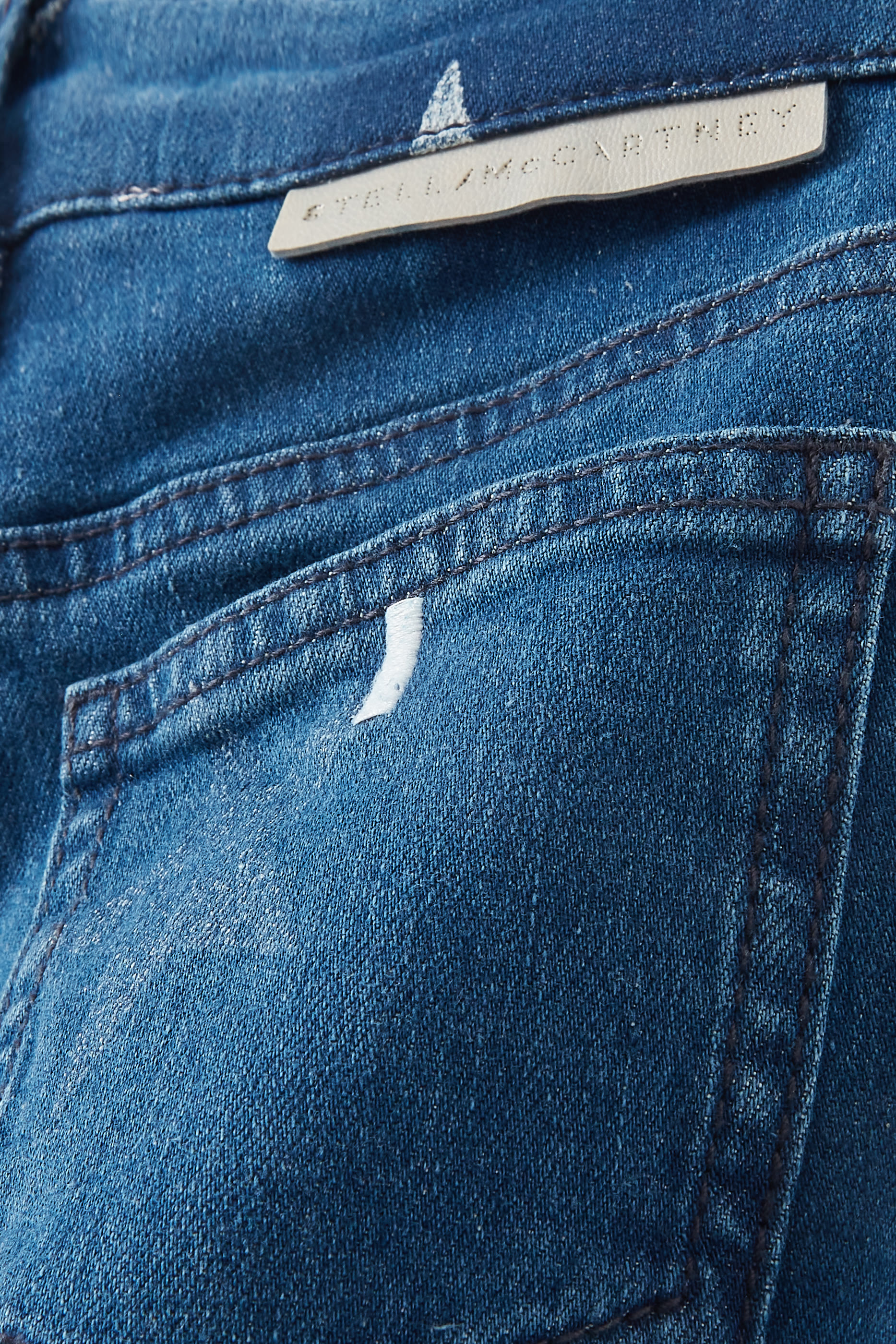 بنطال جينز بطبعة نجوم وقصة ضيقة للأطفال