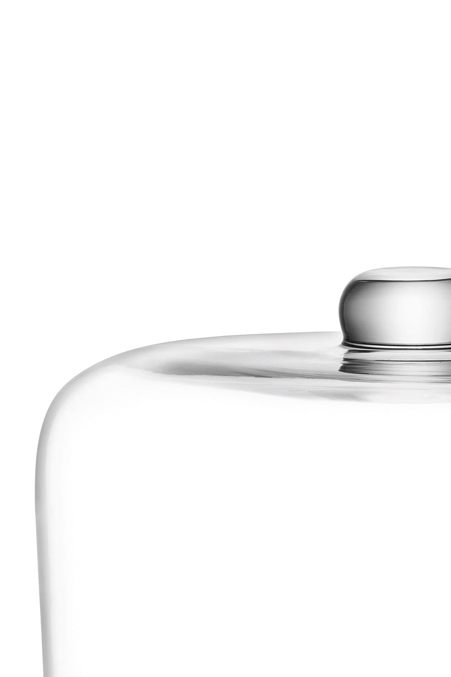 حامل كيك من خشب الجوز بغطاء دائري من مجموعة سيتي