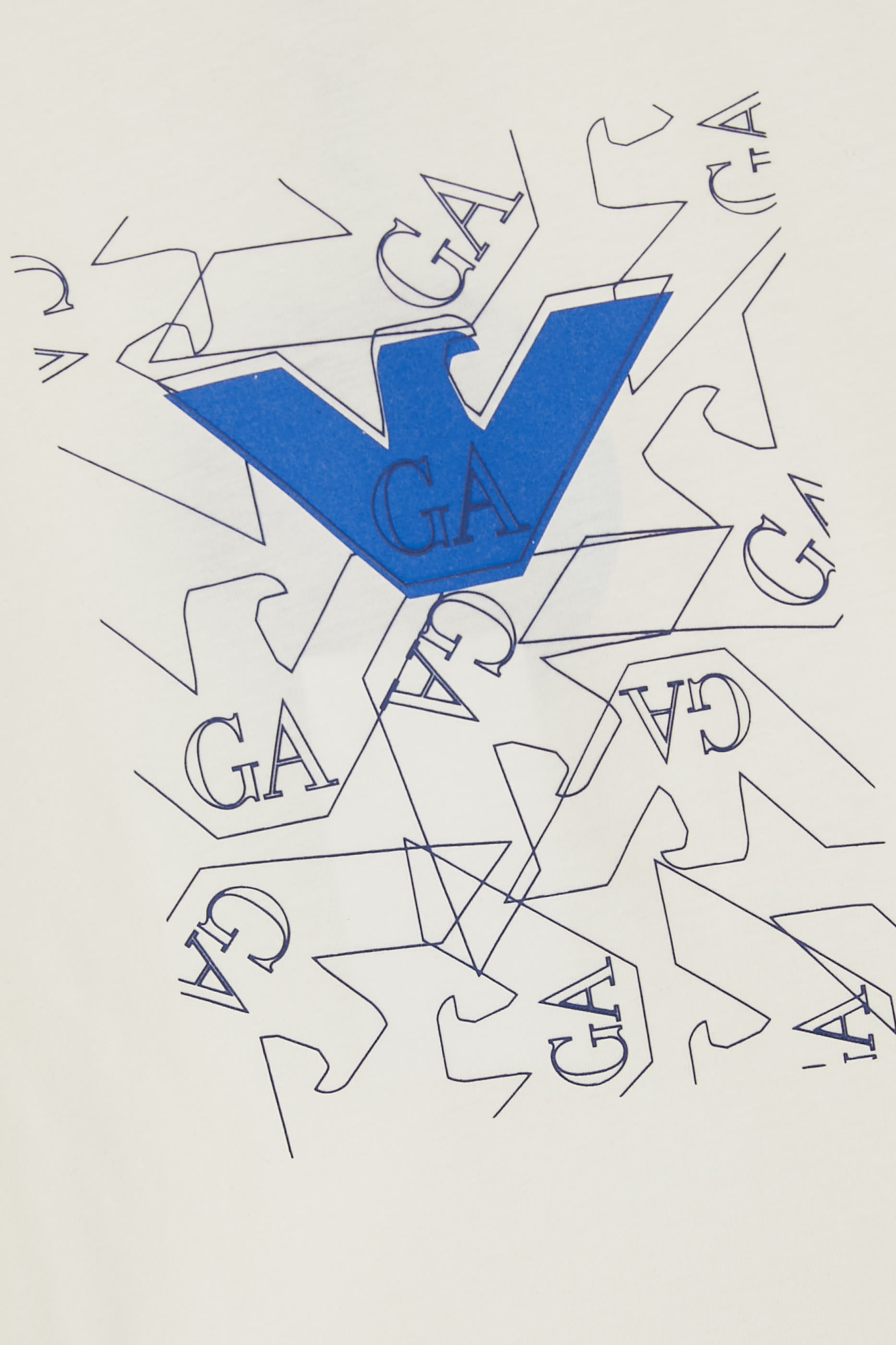 تيشيرت بطبعات شعار الماركة للأطفال