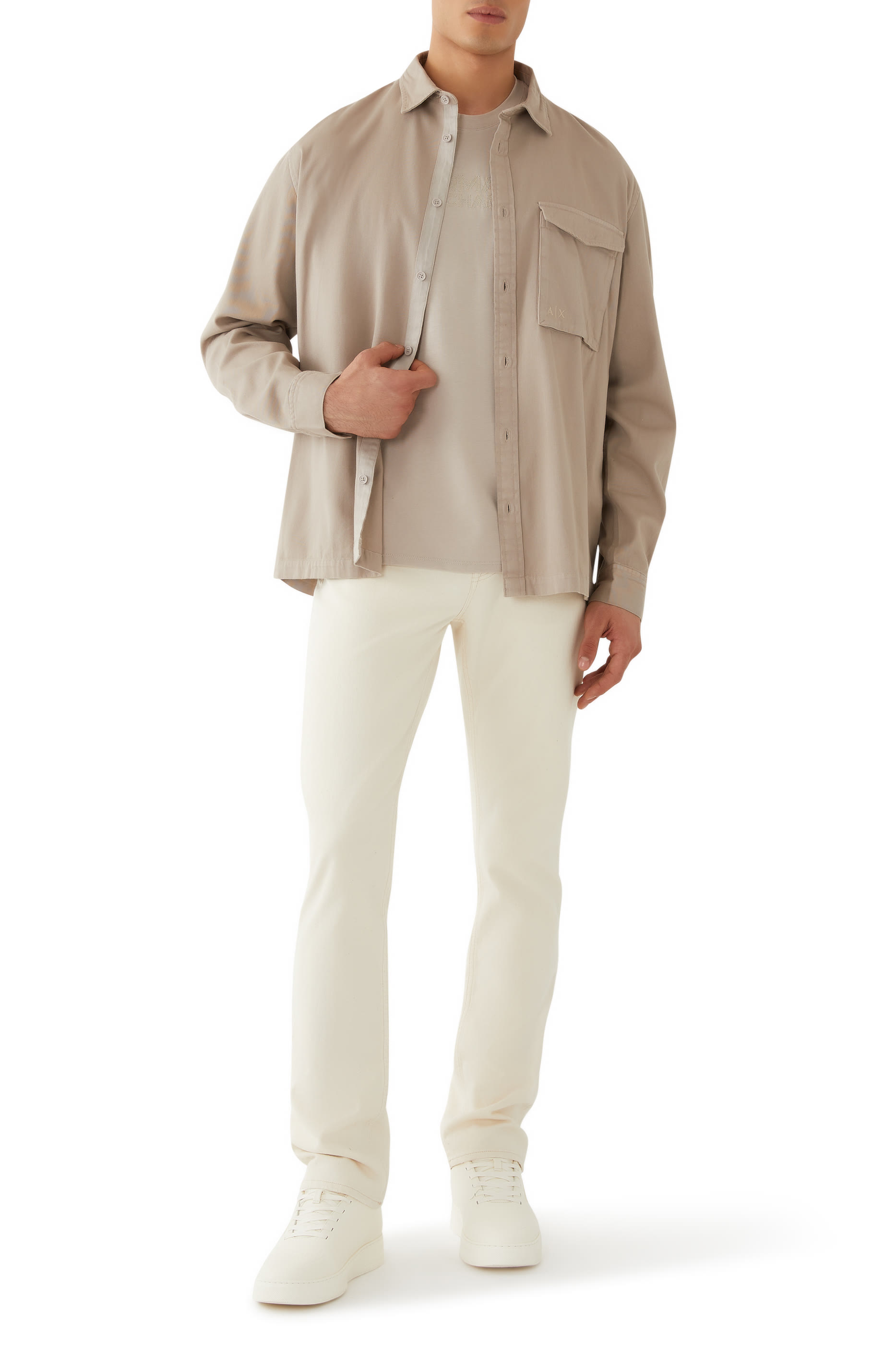 قميص إيربن إكسبيديشن بقصة مربعة قطن