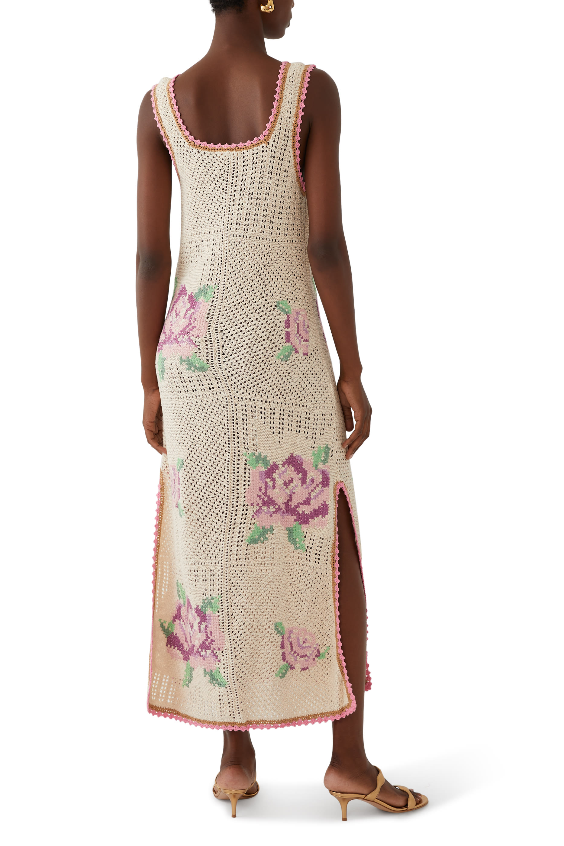 فستان كوستال جراني متوسط الطول