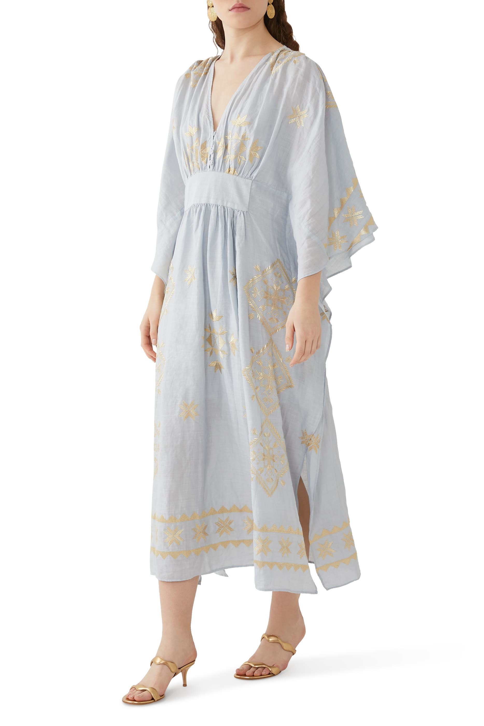 فستان باتوينغ متوسط الطول