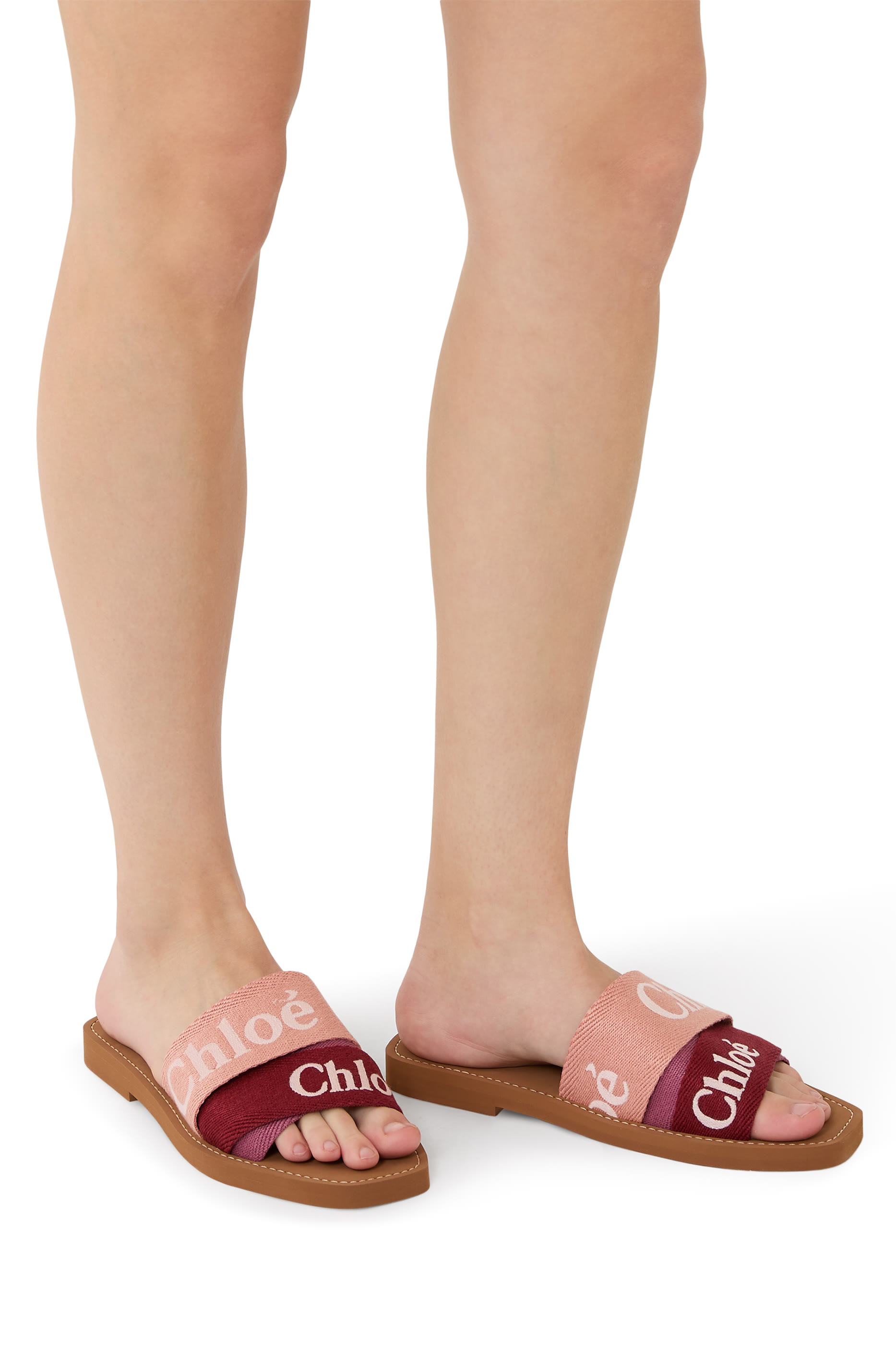 حذاء خفيف وودي بشعار الماركة قماش قنب