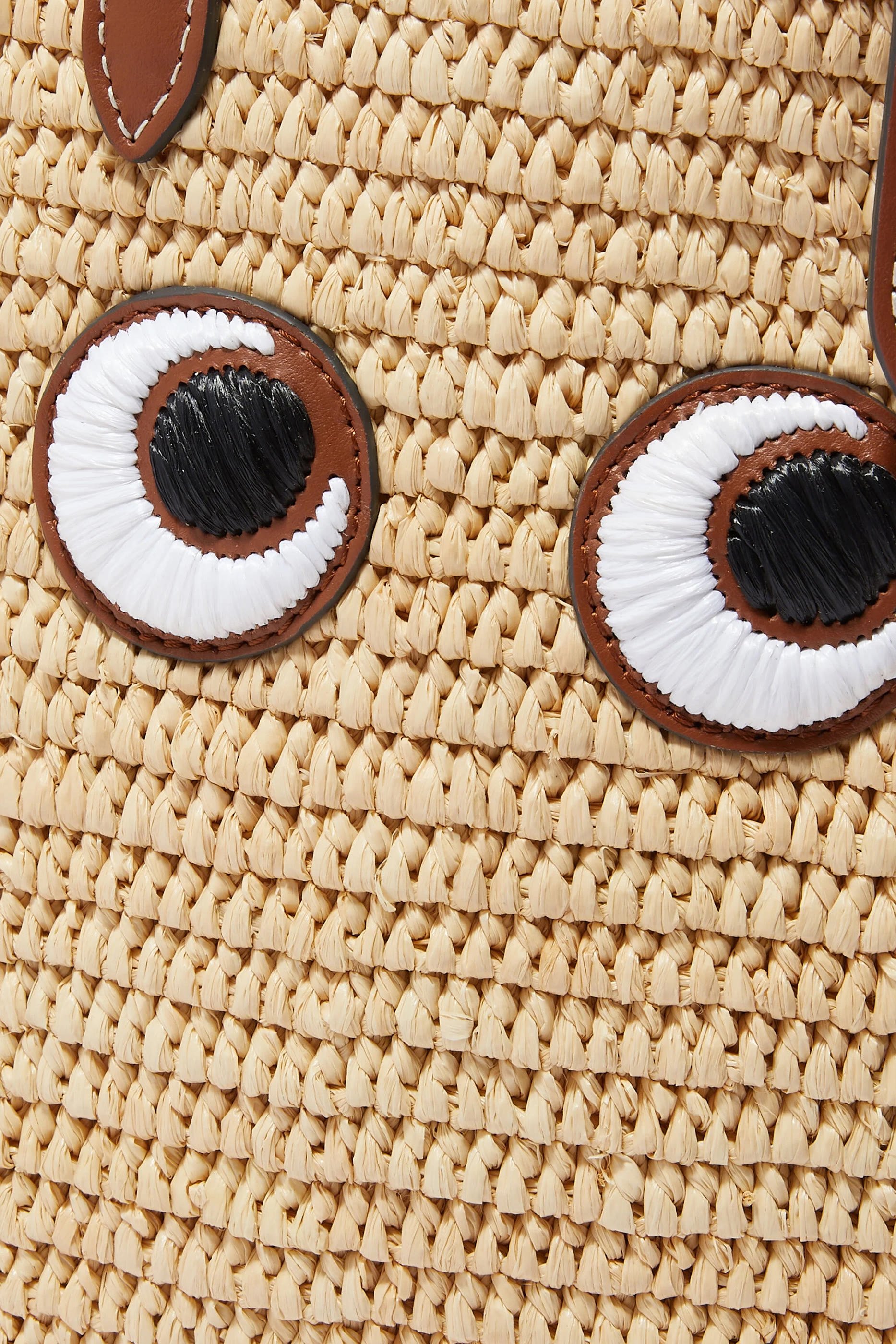 حقيبة يد كروس بودي صغيرة ان / اس مزينة بعيون خوص