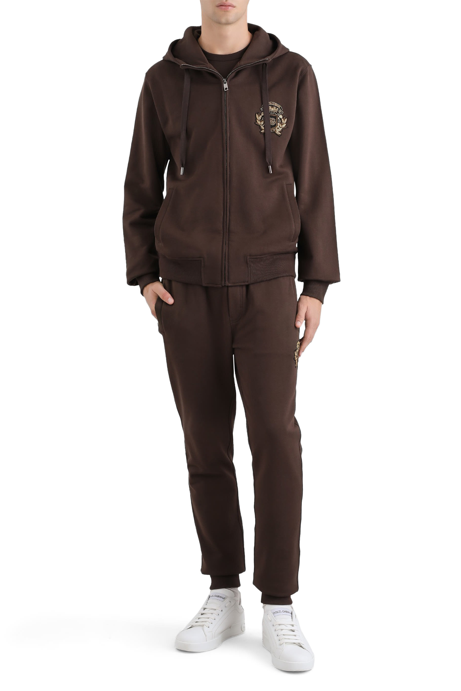 هودي برقعة شعار الماركة قطن