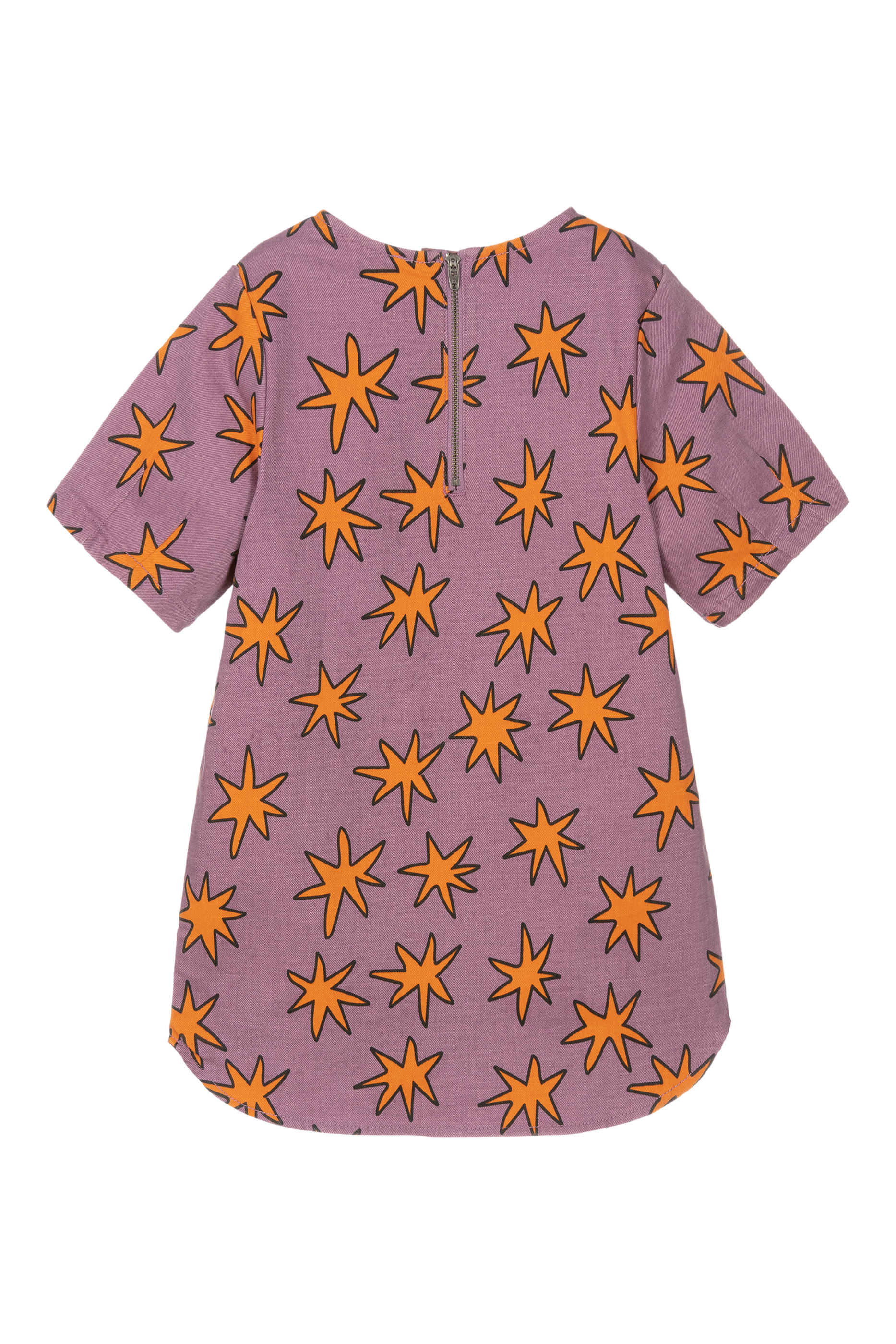 فستان بنقشة نجوم ساطعة وشرابات للأطفال