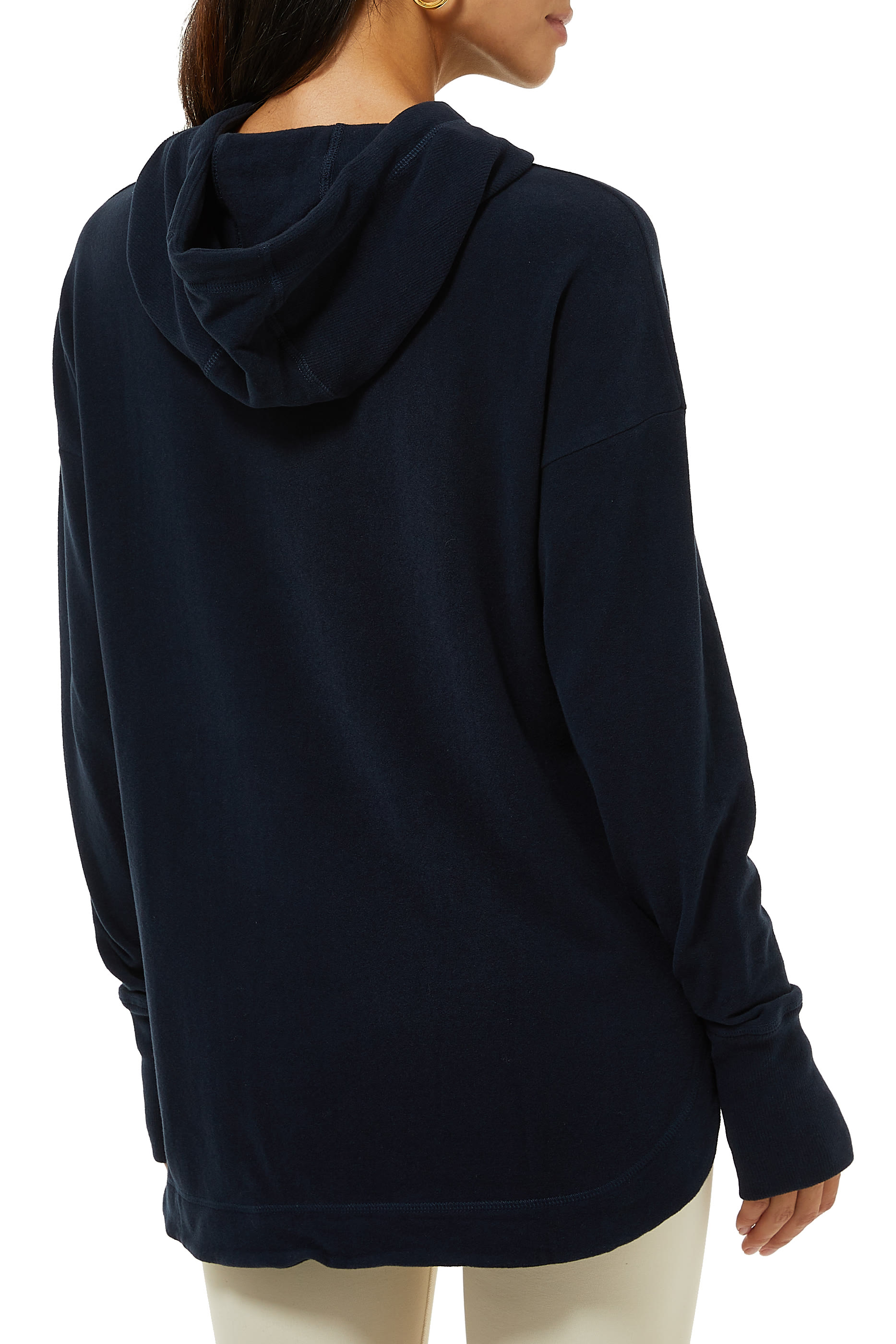 كنزة اسكيب صوف فاخر بغطاء رأس