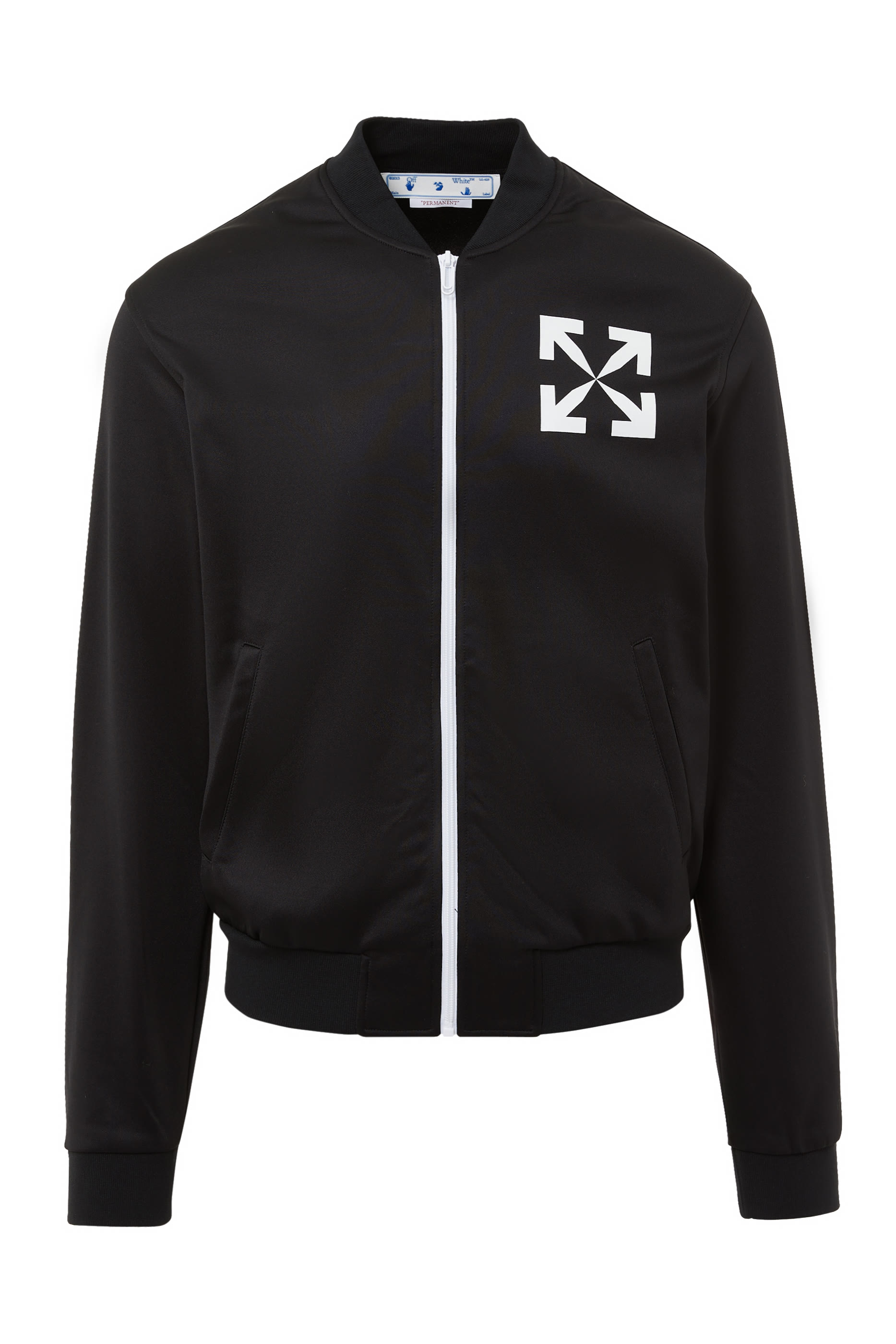 جاكيت رياضي بقصّة سليم وشعار السهم