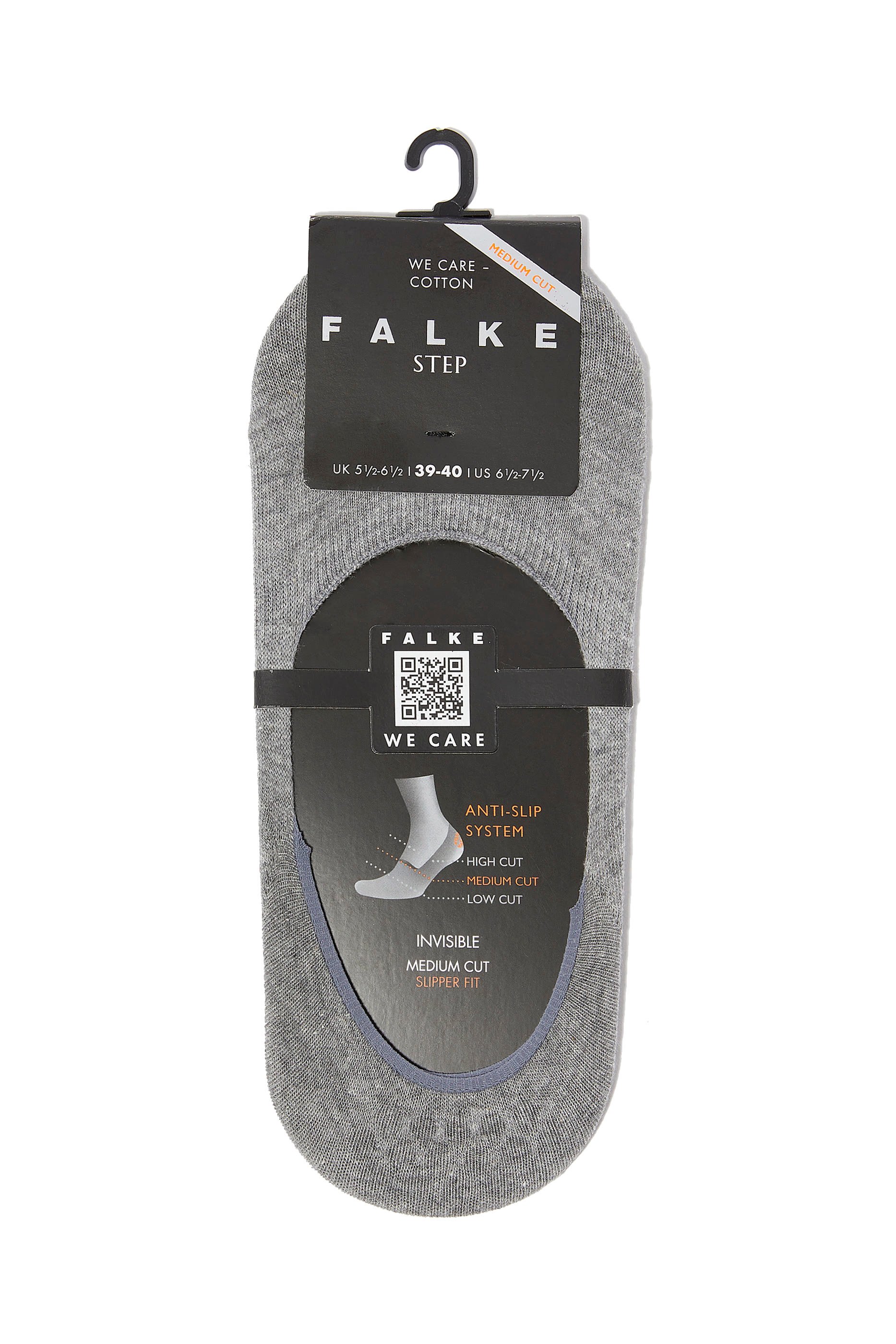 جوارب مخفية بقصة متوسطة