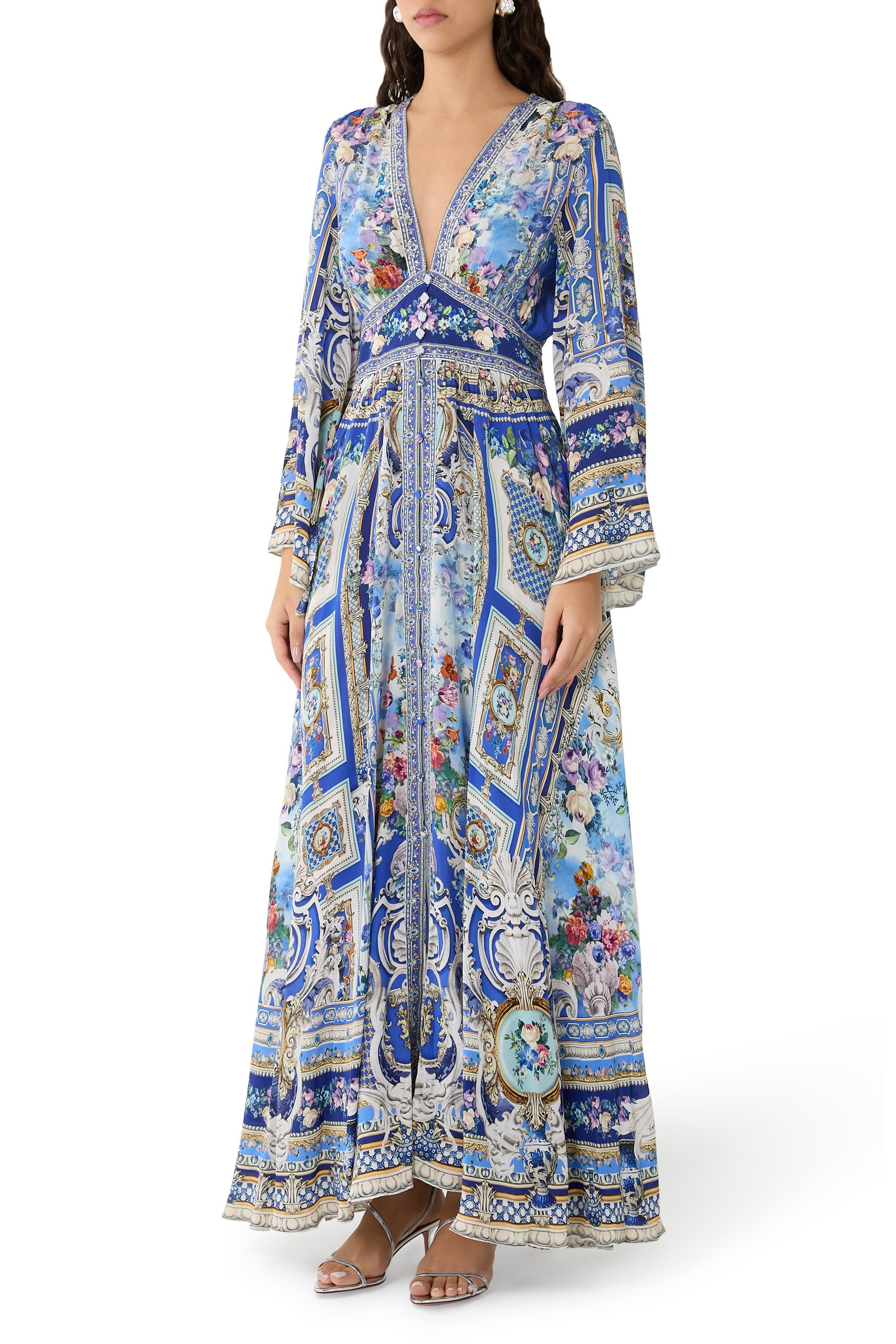 فستان كيمونو بأكمام