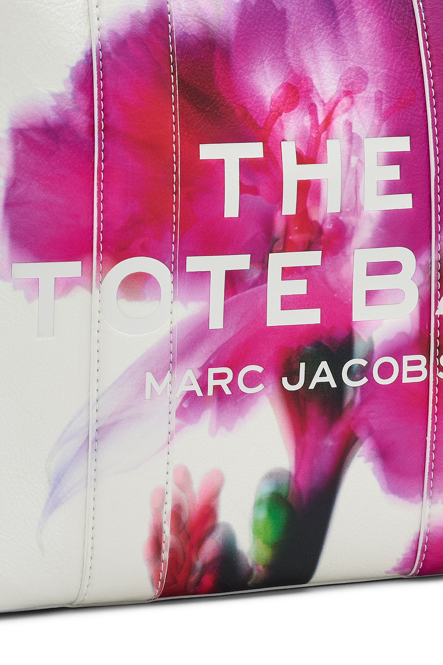 حقيبة يد متوسطة فيونشر بنقشة زهور جلد