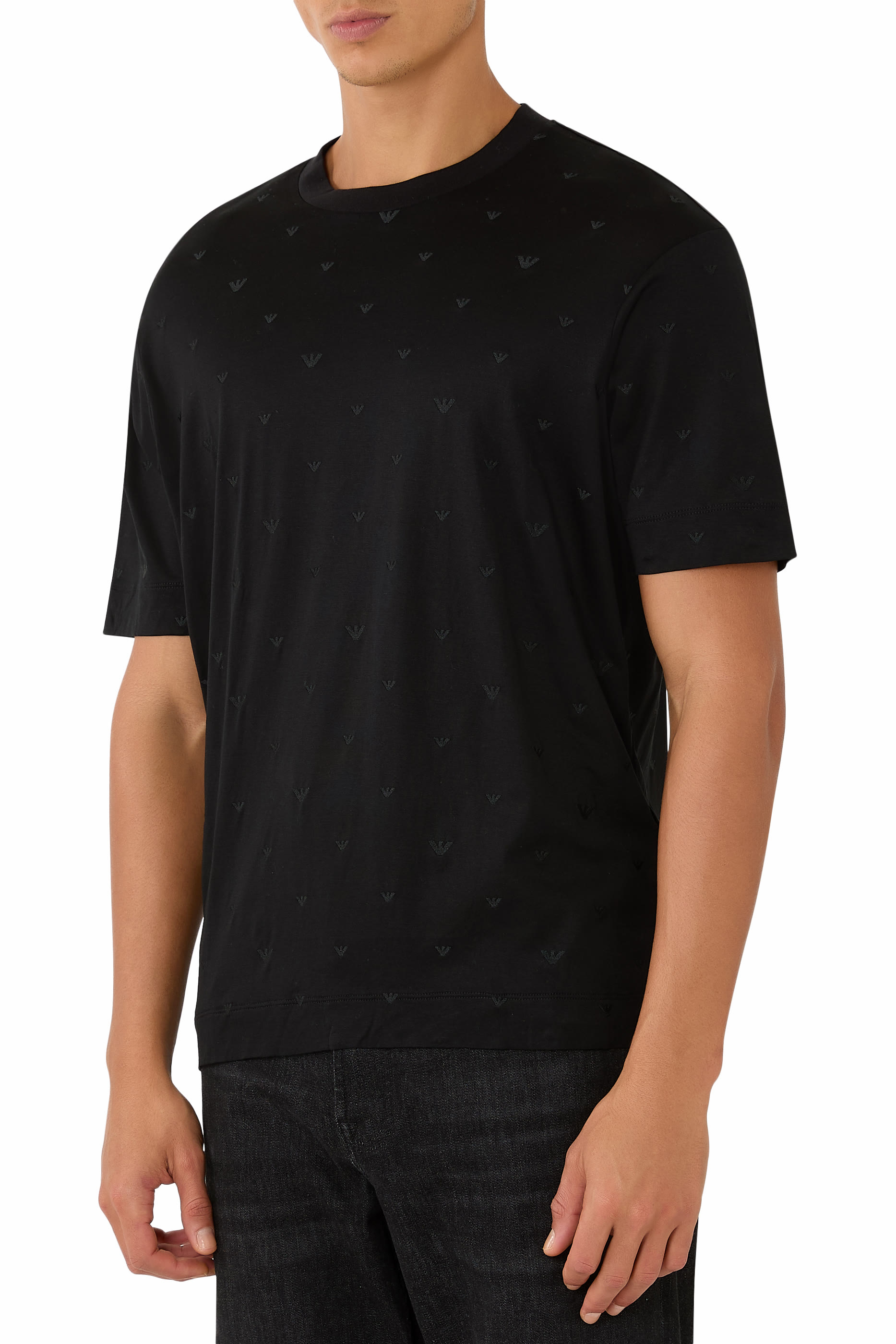 تيشيرت اي أس في مزيج ليوسيل جيرسيه