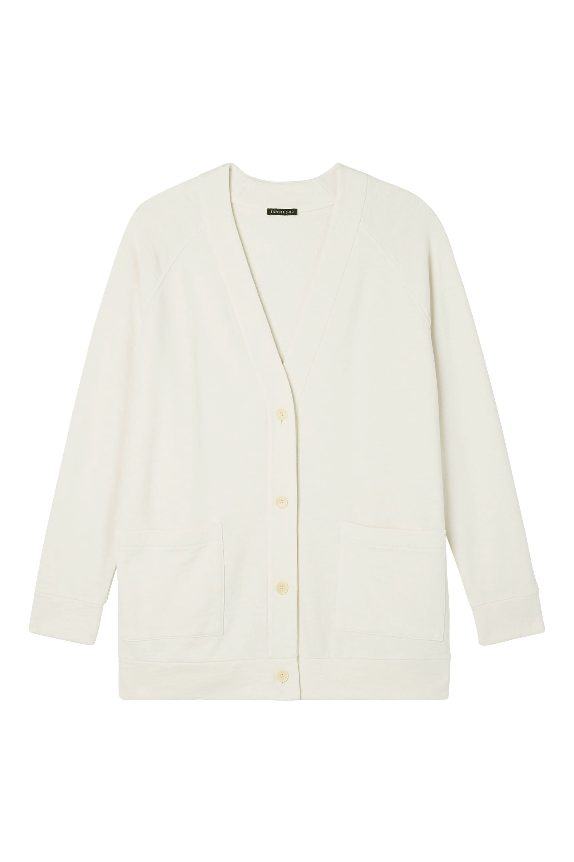 كارديغان طويل قماش تيري مصبوغ 