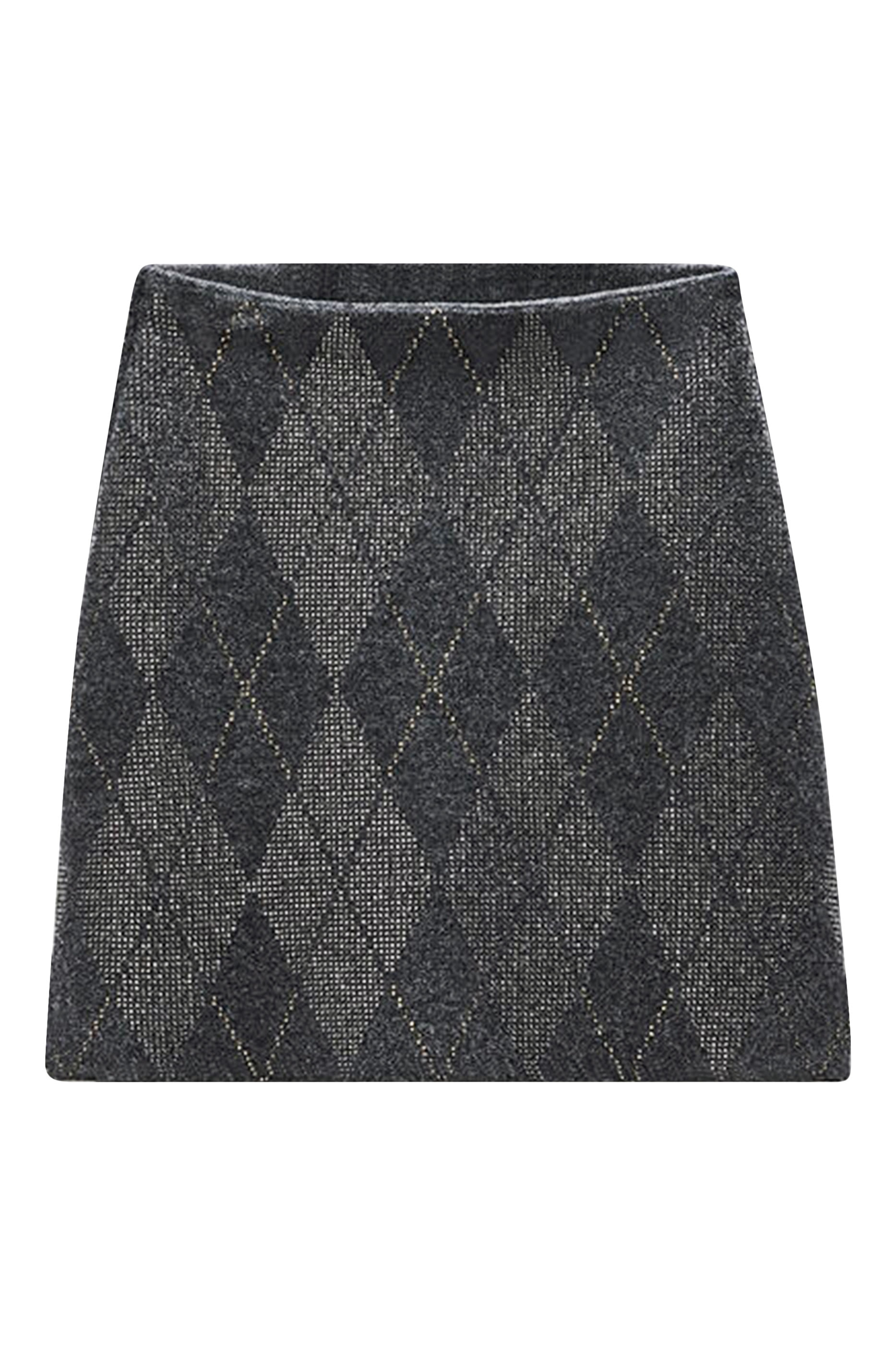 تنورة مرصعة بكريستال مثبت حراريا