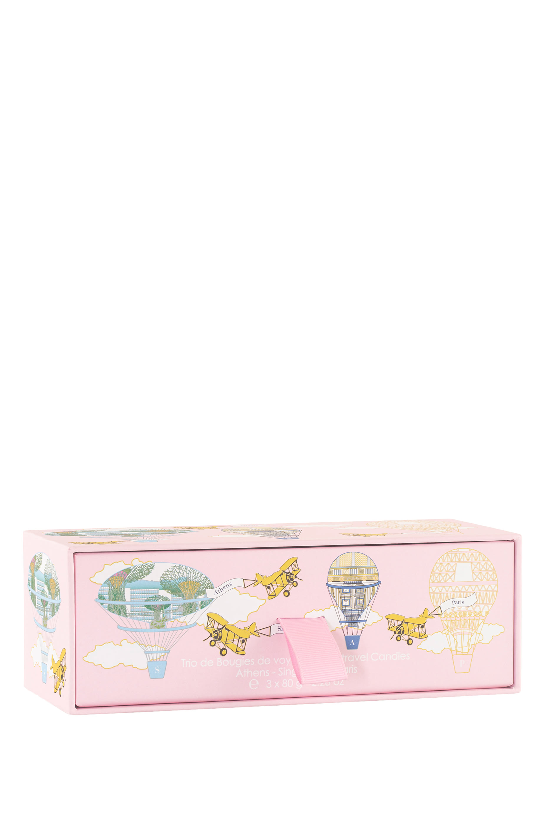 مجموعة شموع معطرة للسفر: سنغافورة، أثينا، باريس